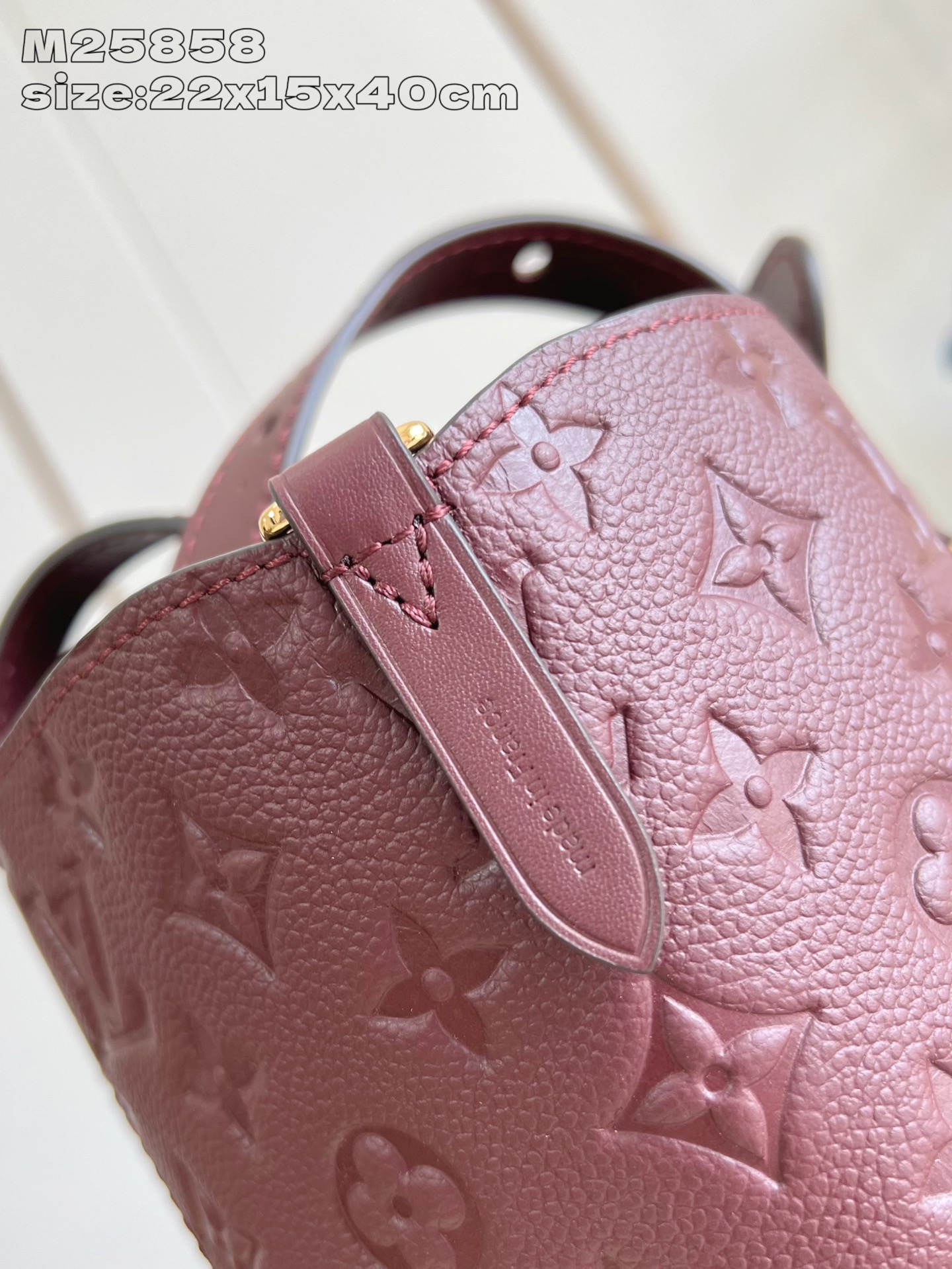 【顶级原单 M25858枣红压花 】M25890 本款 All In One 小号手袋为 Monogra