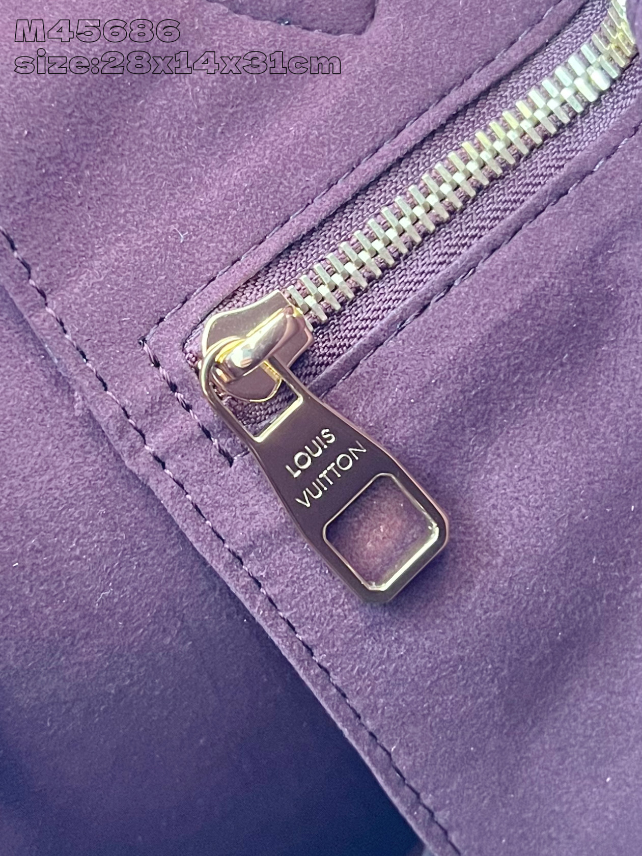 【顶级原单 M45686酒红压花 】本款 Neverfull 中号托特包为标志性 Epi 皮革铺陈 Mo