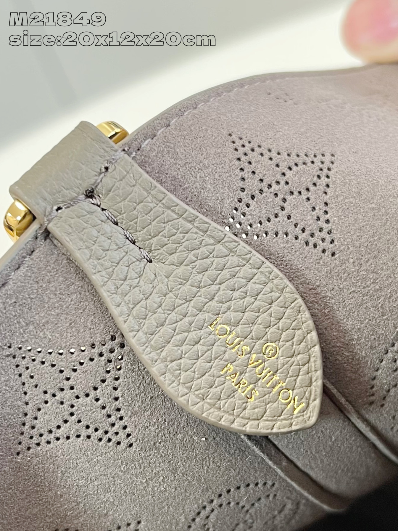 【顶级原单 M21849墨绿 】 本款 Blossom 小号手袋浸染新季摩登色调，以镂花皮革呈现 Mon