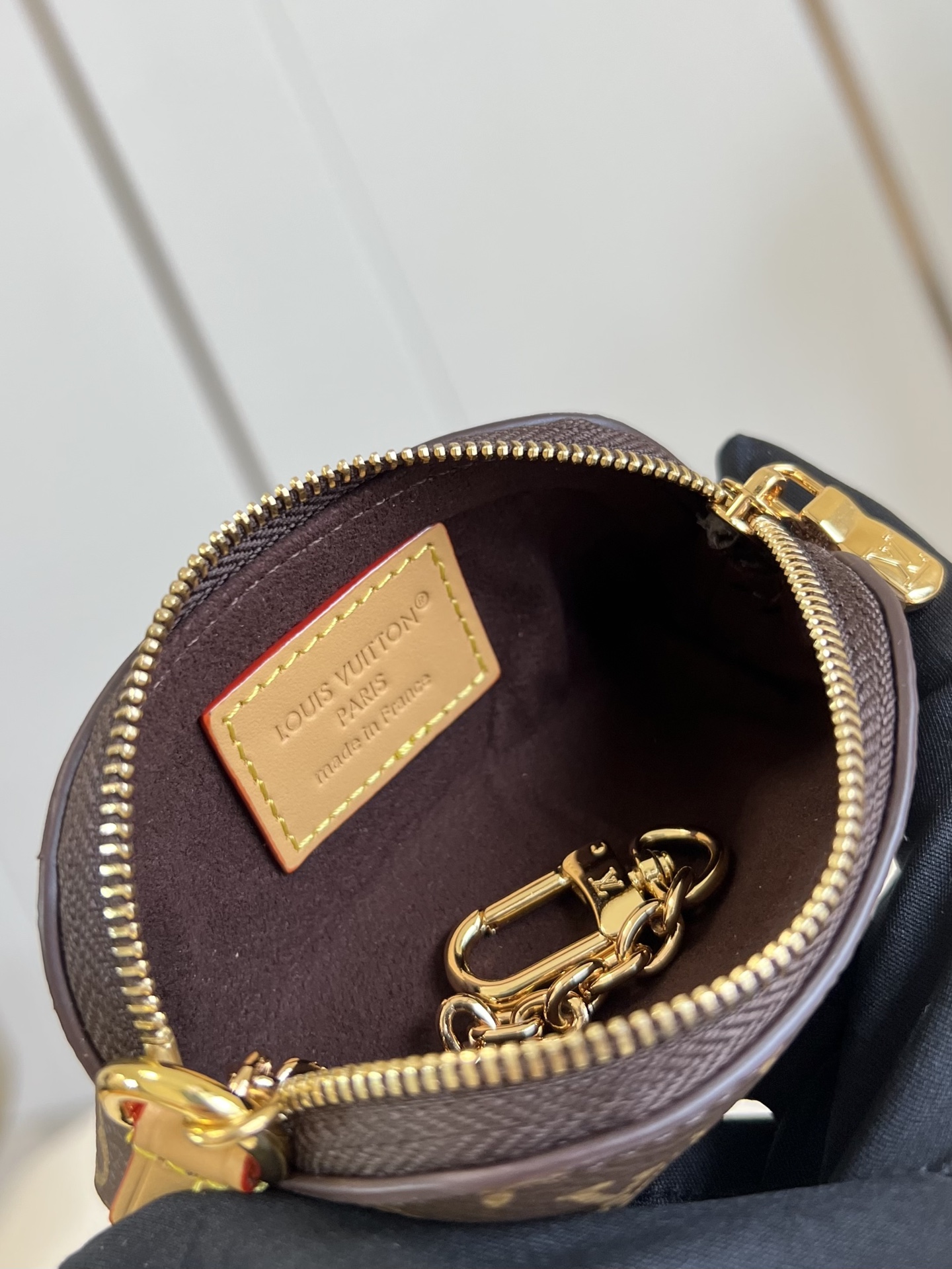 【顶级原单 M25694老花 】Lipstick化妆包以迷你版本解构品牌化妆包的经典构型，打造单只唇有的