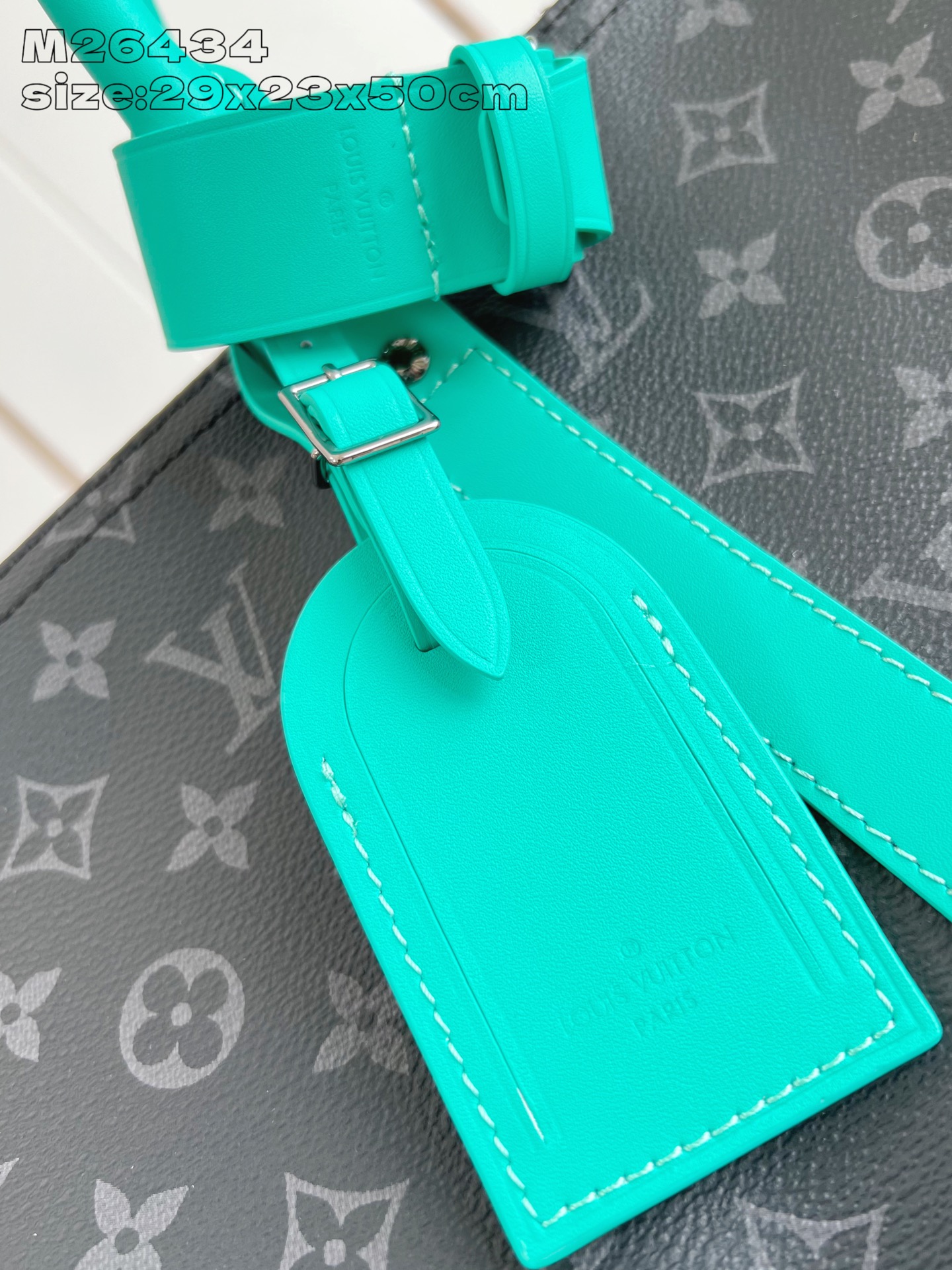 【顶级原单 M26434湖青色】本款 Keepall Bandoulière 50 旅行袋取材 Mono