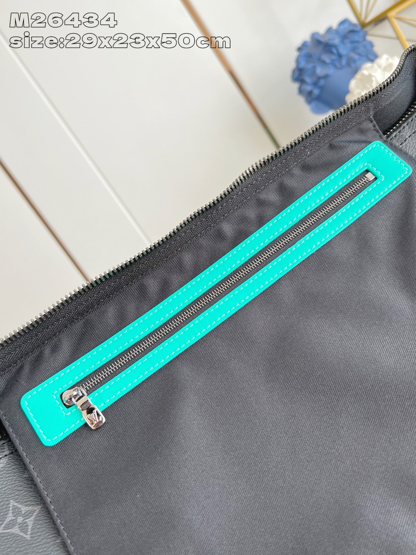 【顶级原单 M26434湖青色】本款 Keepall Bandoulière 50 旅行袋取材 Mono