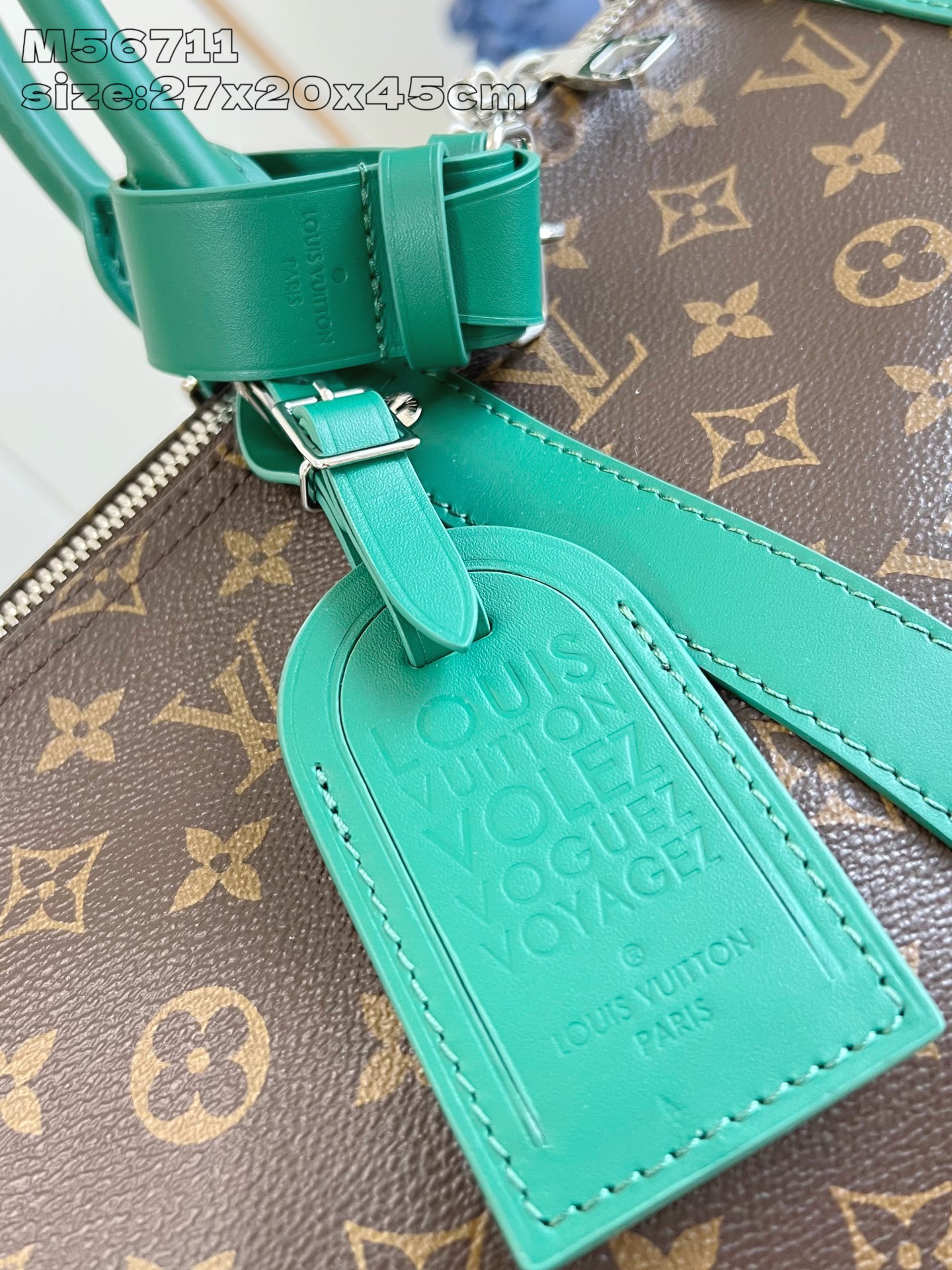 【顶级原单 M56711深绿色 】本款 Keepall Bandoulière 45 旅行袋取材 Mon