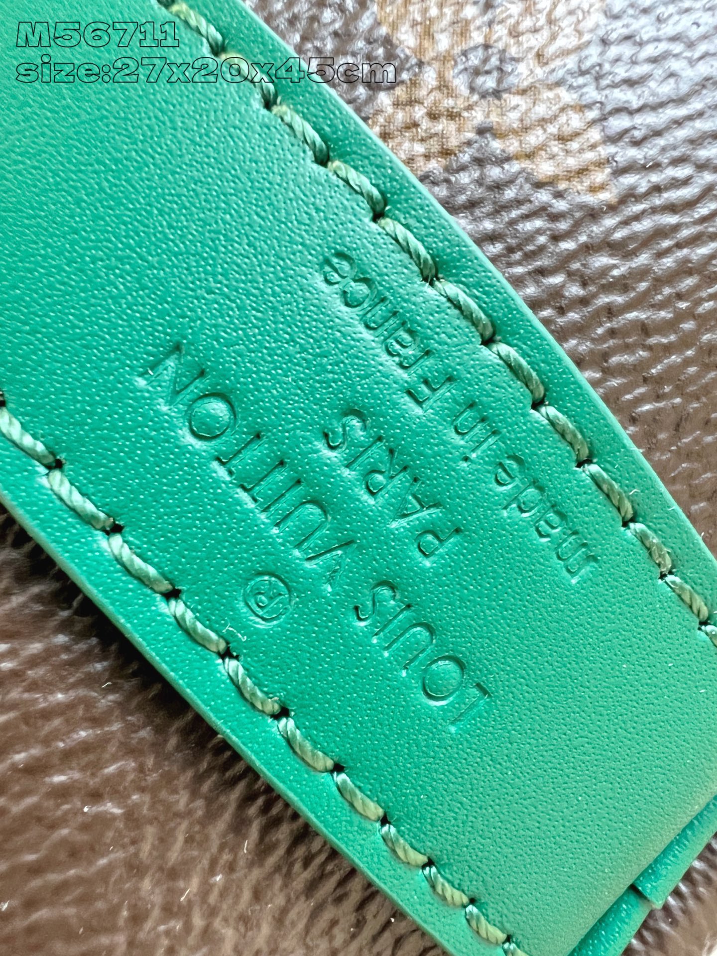 【顶级原单 M56711深绿色 】本款 Keepall Bandoulière 45 旅行袋取材 Mon