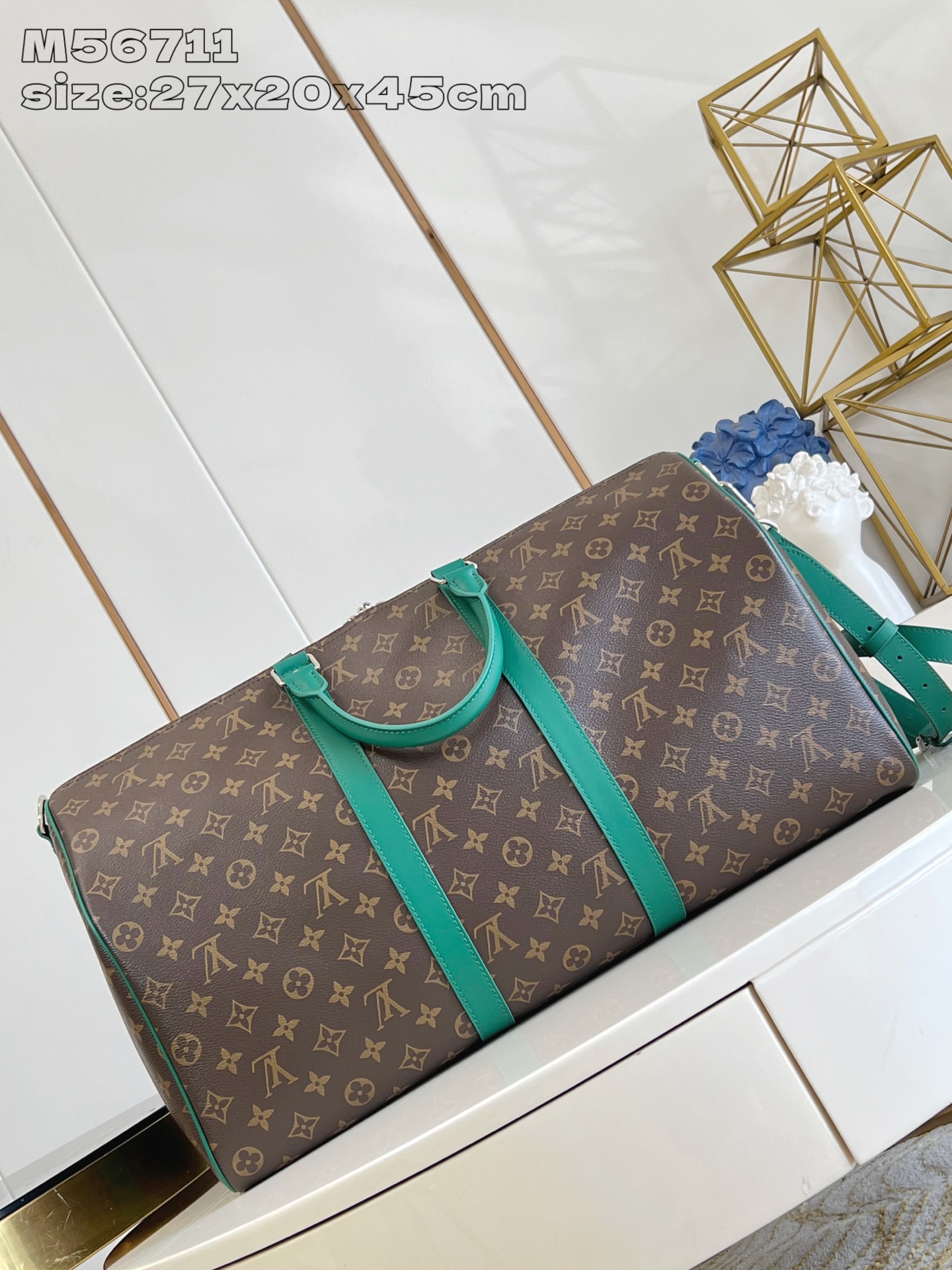 【顶级原单 M56711深绿色 】本款 Keepall Bandoulière 45 旅行袋取材 Mon