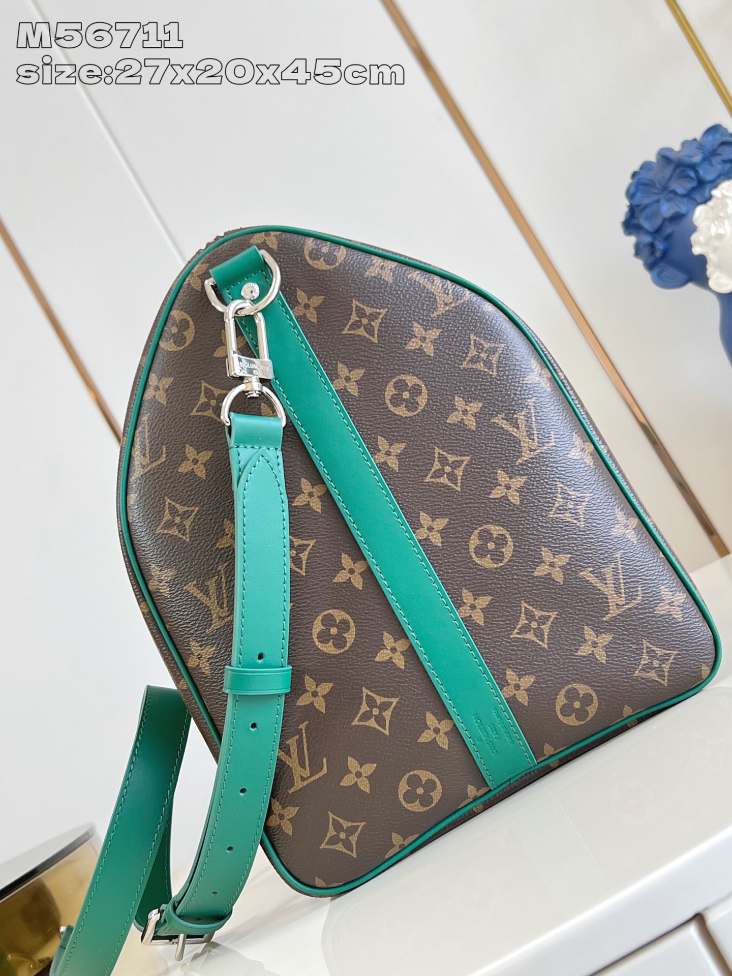 【顶级原单 M56711深绿色 】本款 Keepall Bandoulière 45 旅行袋取材 Mon