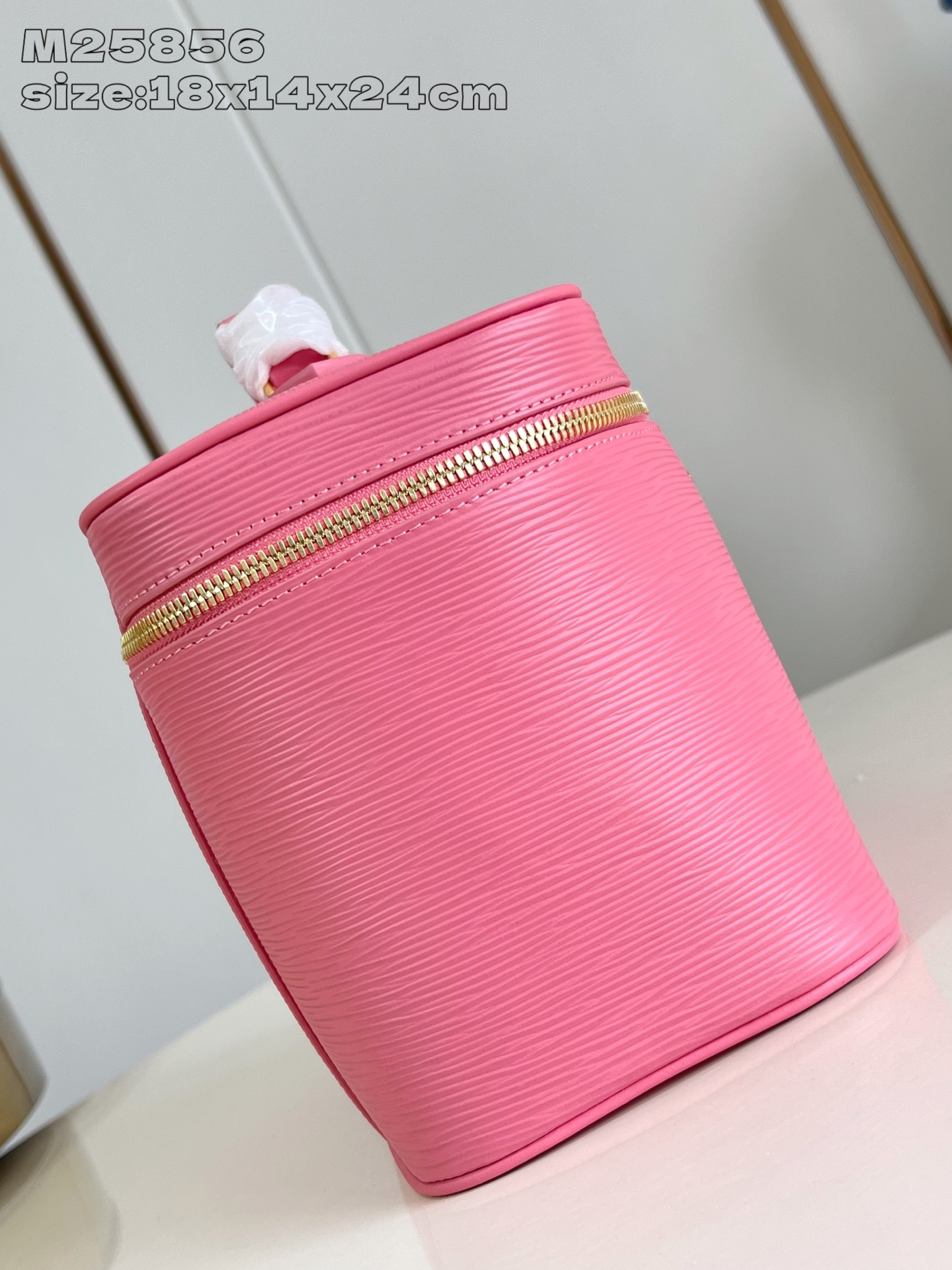 【顶级原单 M25856粉 】本款 Nice BB化妆包撷取路易威登美妆系列的唇膏色彩，以 Epi 粒面