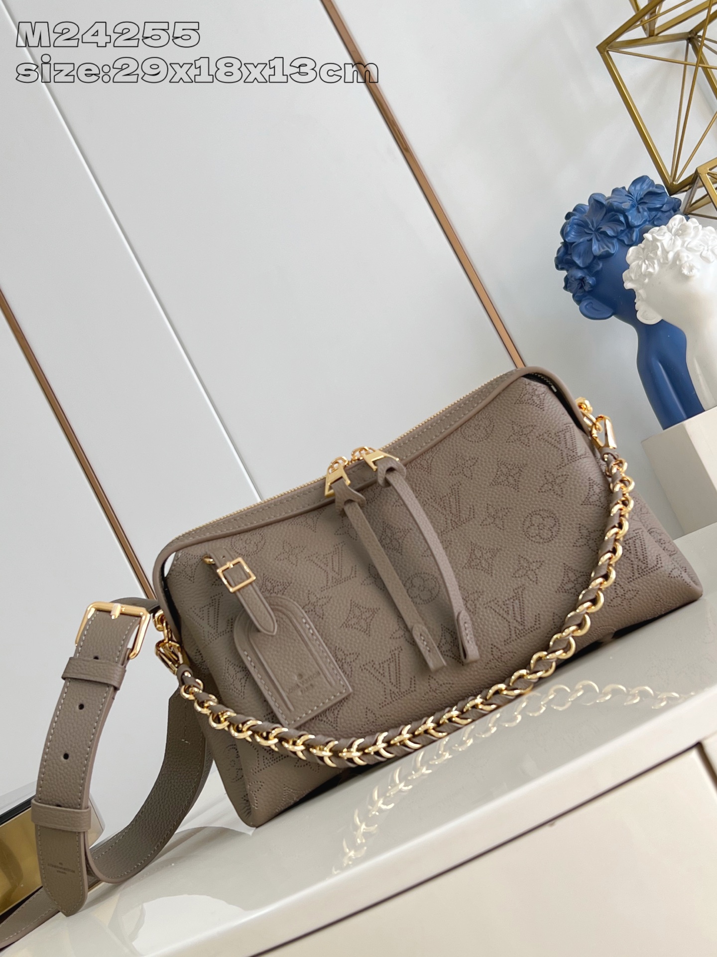 【顶级原单 M24255墨绿 】M25904 本款 Mahina Hand It All 小号手袋取材细