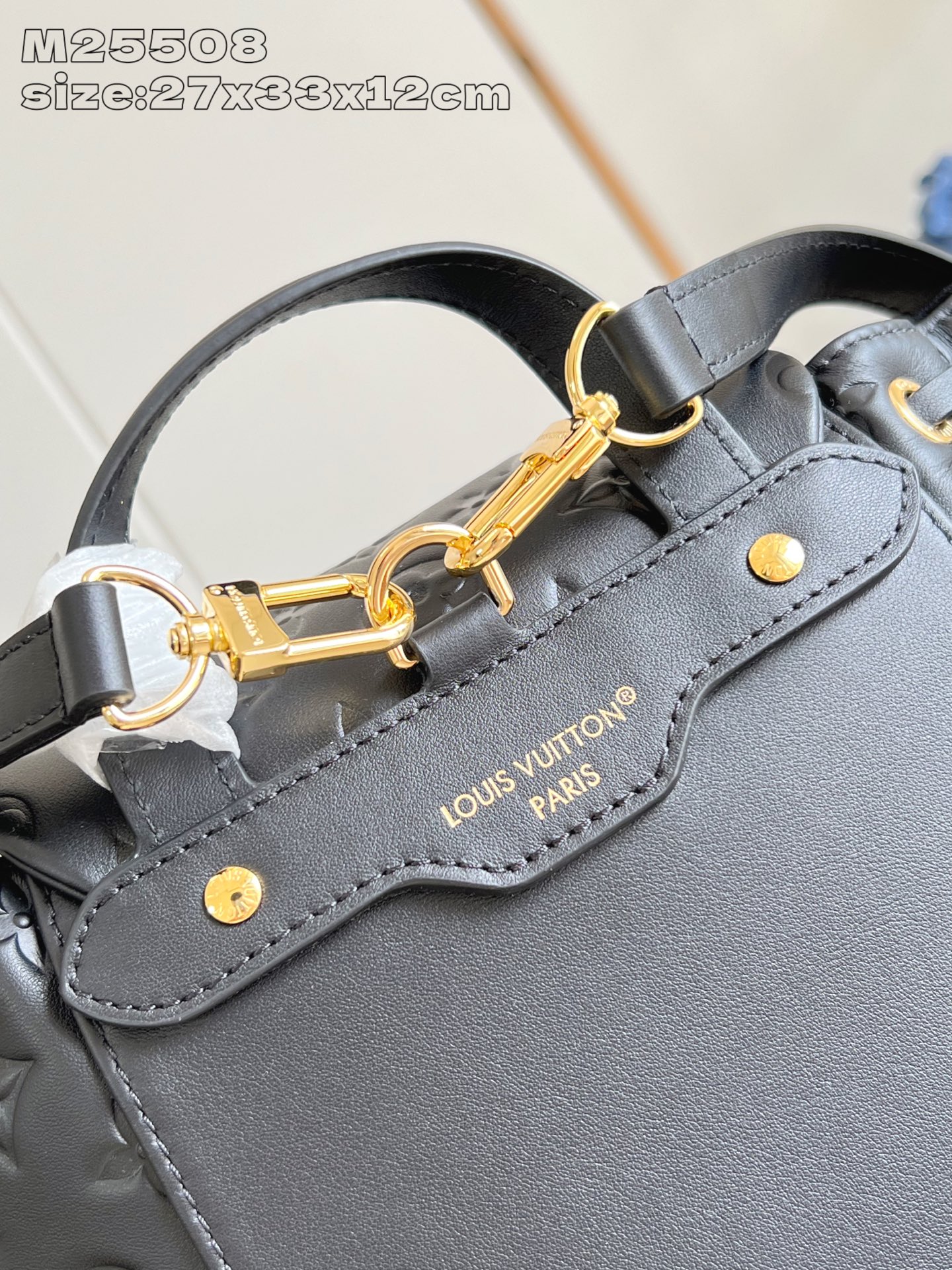 【顶级原单 M25508黑 】 Coussin Backpack 中号手袋以双肩包构型瞩目加入 Cous