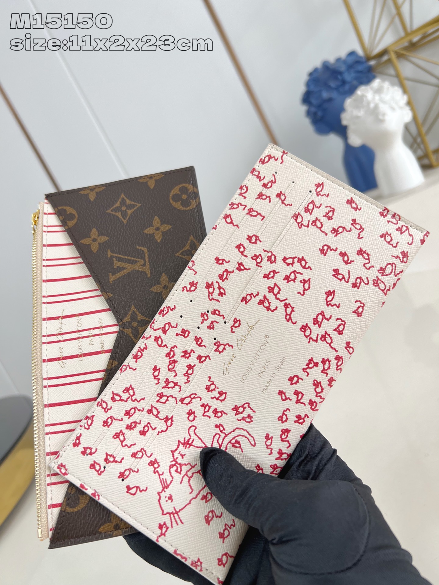 【顶级原单 M15150 】本款Kirigami Organizer 链条手拿包出自LV Travels