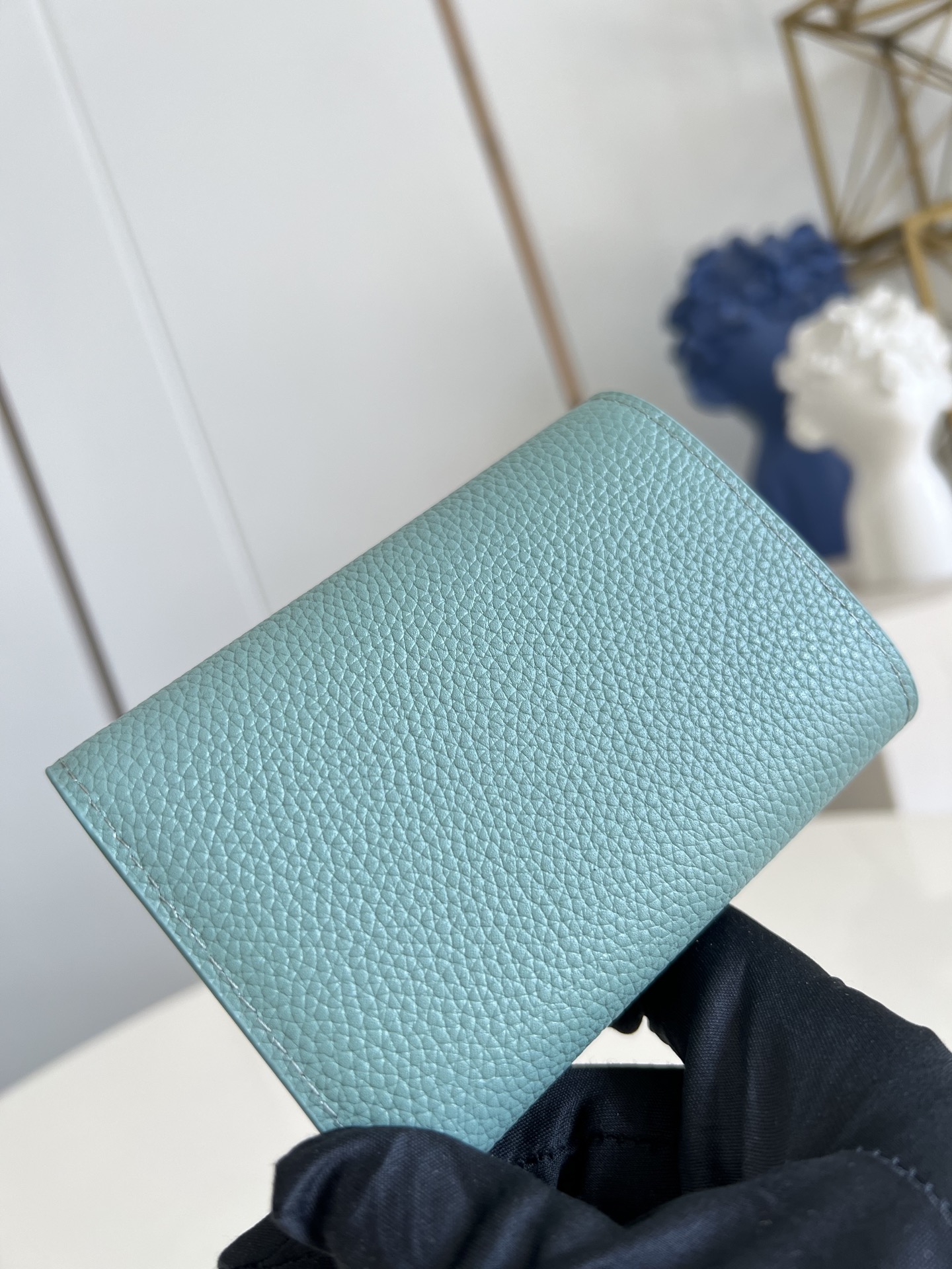 【顶级原单 M25956青 】以经典 Monogram 涂层帆布制作，这款 Enveloppe Cart