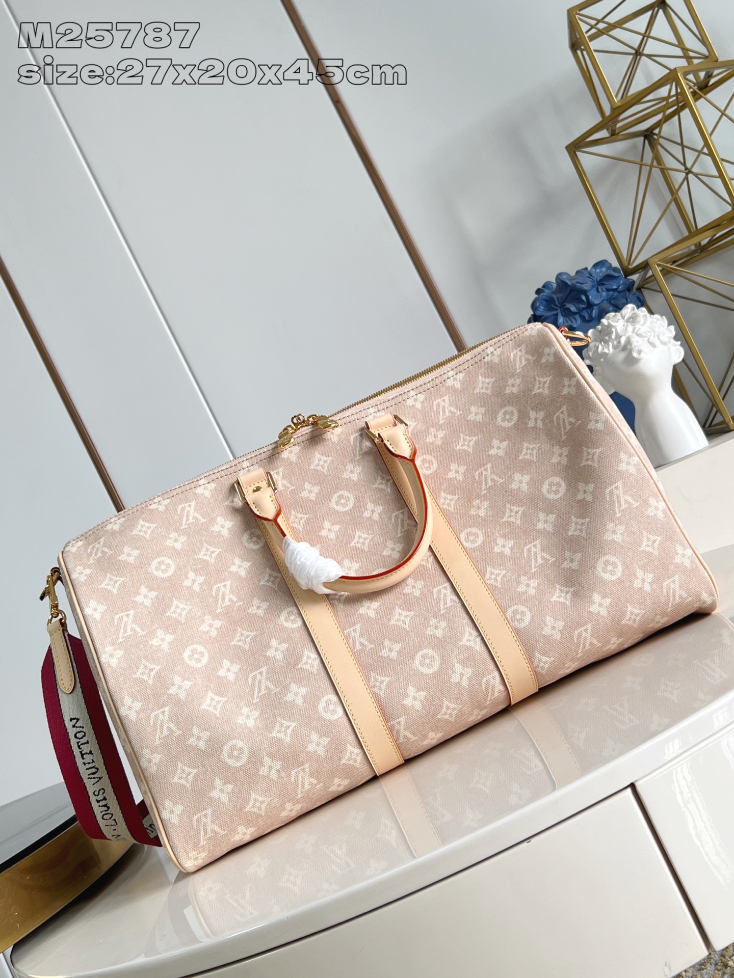 【顶级原单 M25787 】本款 Keepall Bandoulière 45 旅行袋出自路易威登与 G