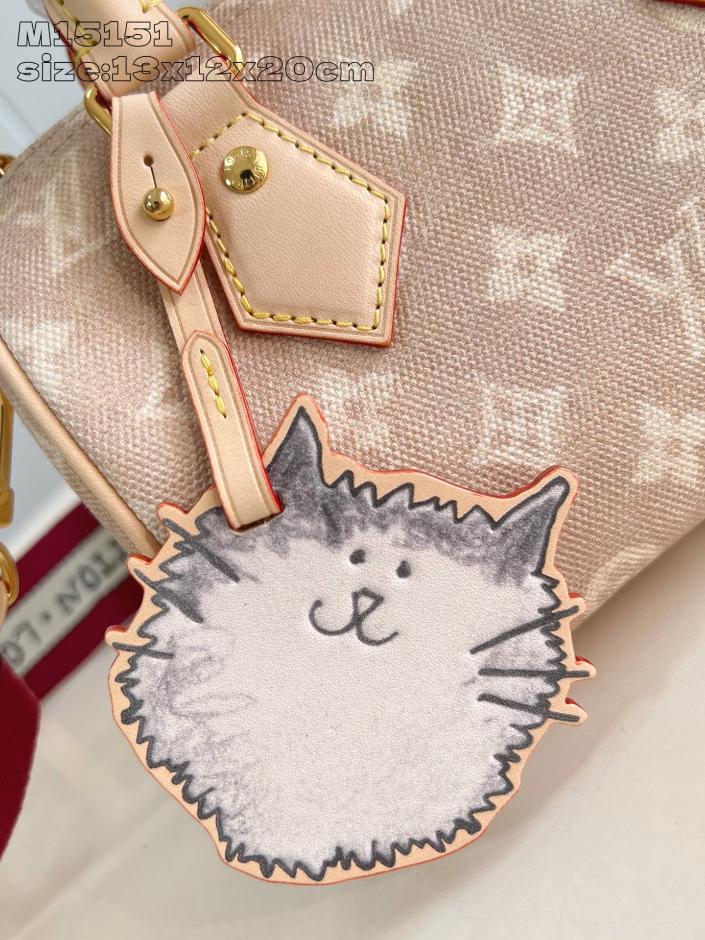 【顶级原单 M15151 】本款 Speedy 20 Bandoulière 手袋取材 Meowgram