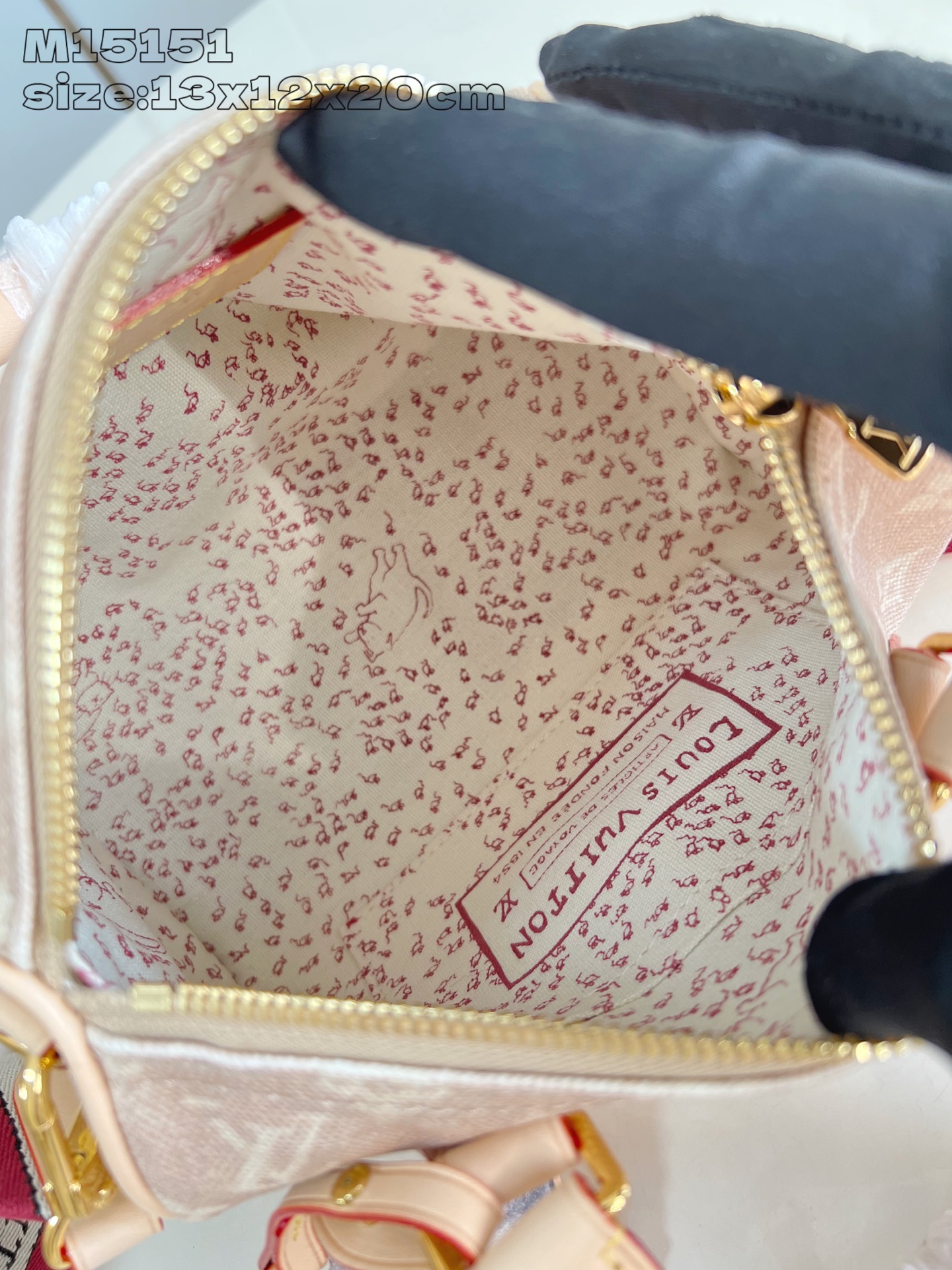 【顶级原单 M15151 】本款 Speedy 20 Bandoulière 手袋取材 Meowgram