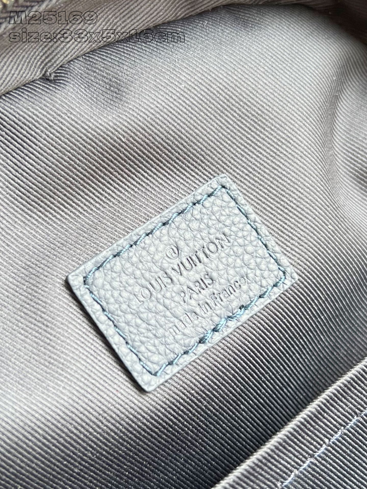 【顶级原单 M25169 】本款 Avenue 小号单肩包选用 Monogram Eclipse 涂层帆