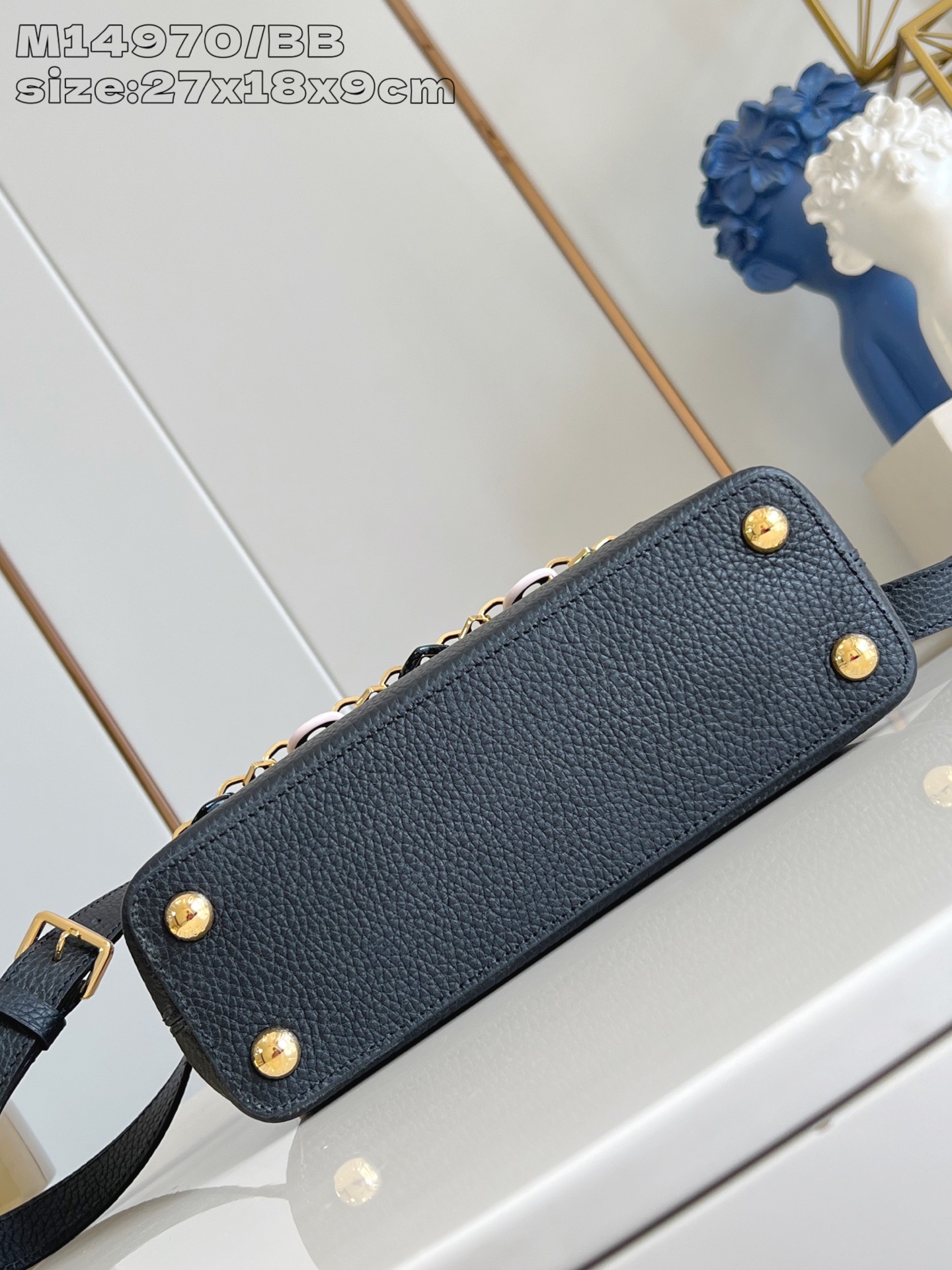 【顶级原单 M14970黑/小号 】Capucines BB 手袋以 1854 年路易威登初次开设门店的