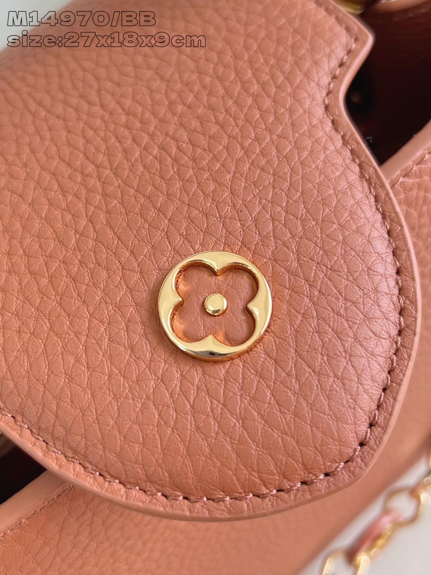 【顶级原单 M14970棕/小号 】Capucines BB 手袋以 1854 年路易威登初次开设门店的