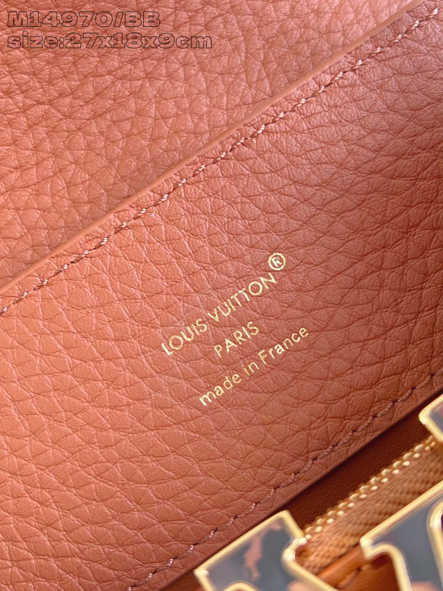 【顶级原单 M14970棕/小号 】Capucines BB 手袋以 1854 年路易威登初次开设门店的