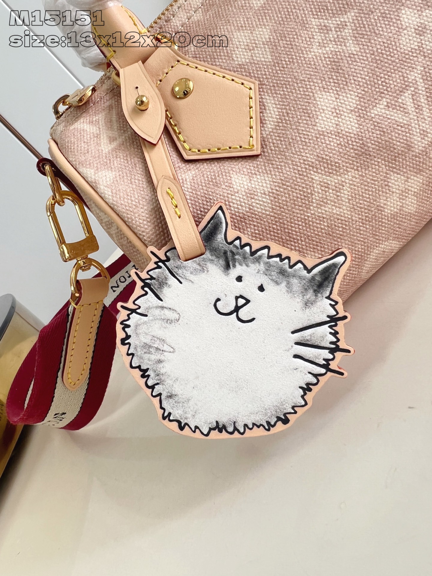 【顶级原单 M15151 】本款 Speedy 20 Bandoulière 手袋取材 Meowgram