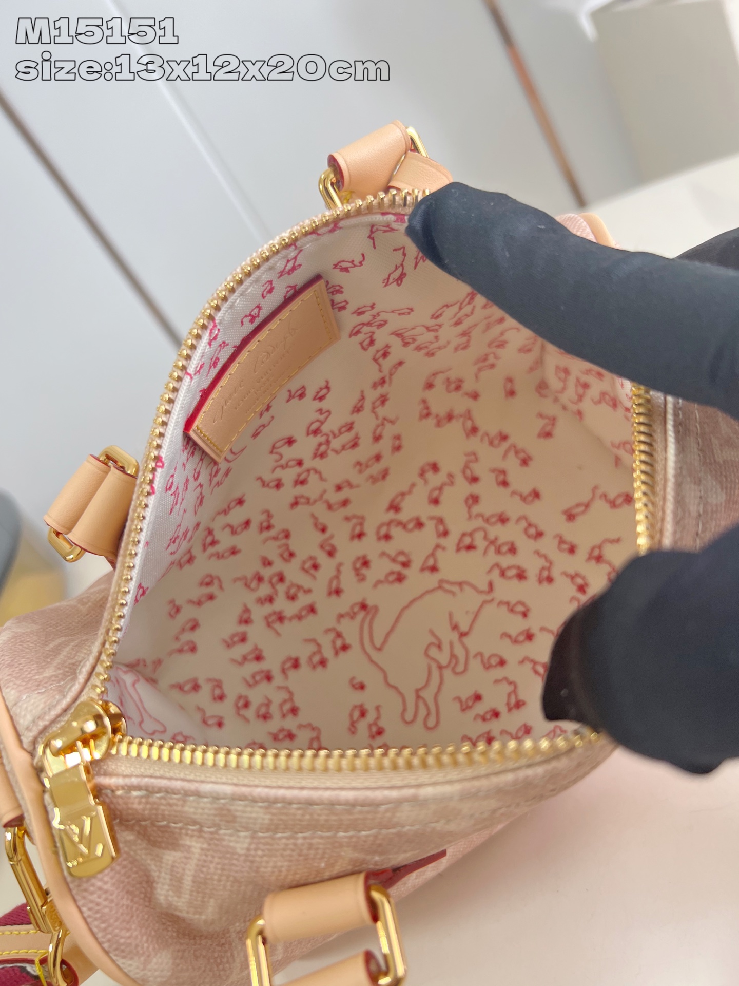 【顶级原单 M15151 】本款 Speedy 20 Bandoulière 手袋取材 Meowgram