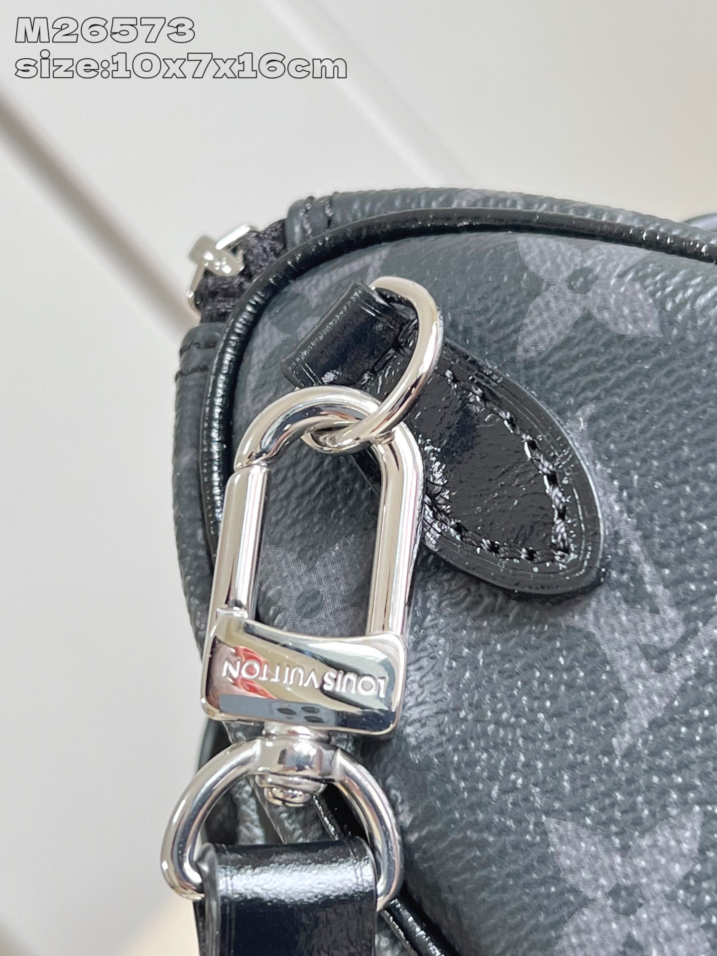 【顶级原单 M26573/全钢版 】本款 Nano Speedy 手袋采用帆布塑造玲珑构型，以 Mono