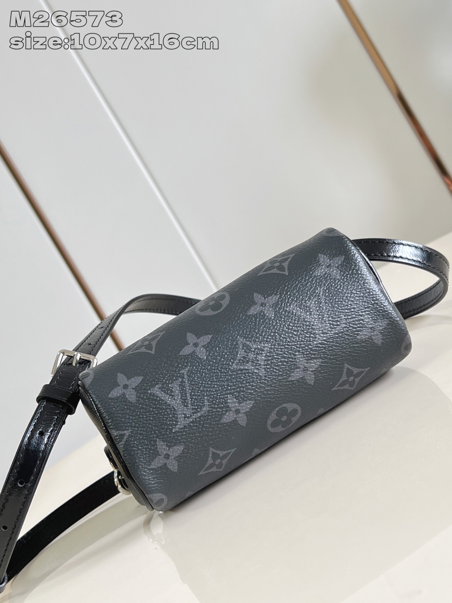 【顶级原单 M26573/全钢版 】本款 Nano Speedy 手袋采用帆布塑造玲珑构型，以 Mono