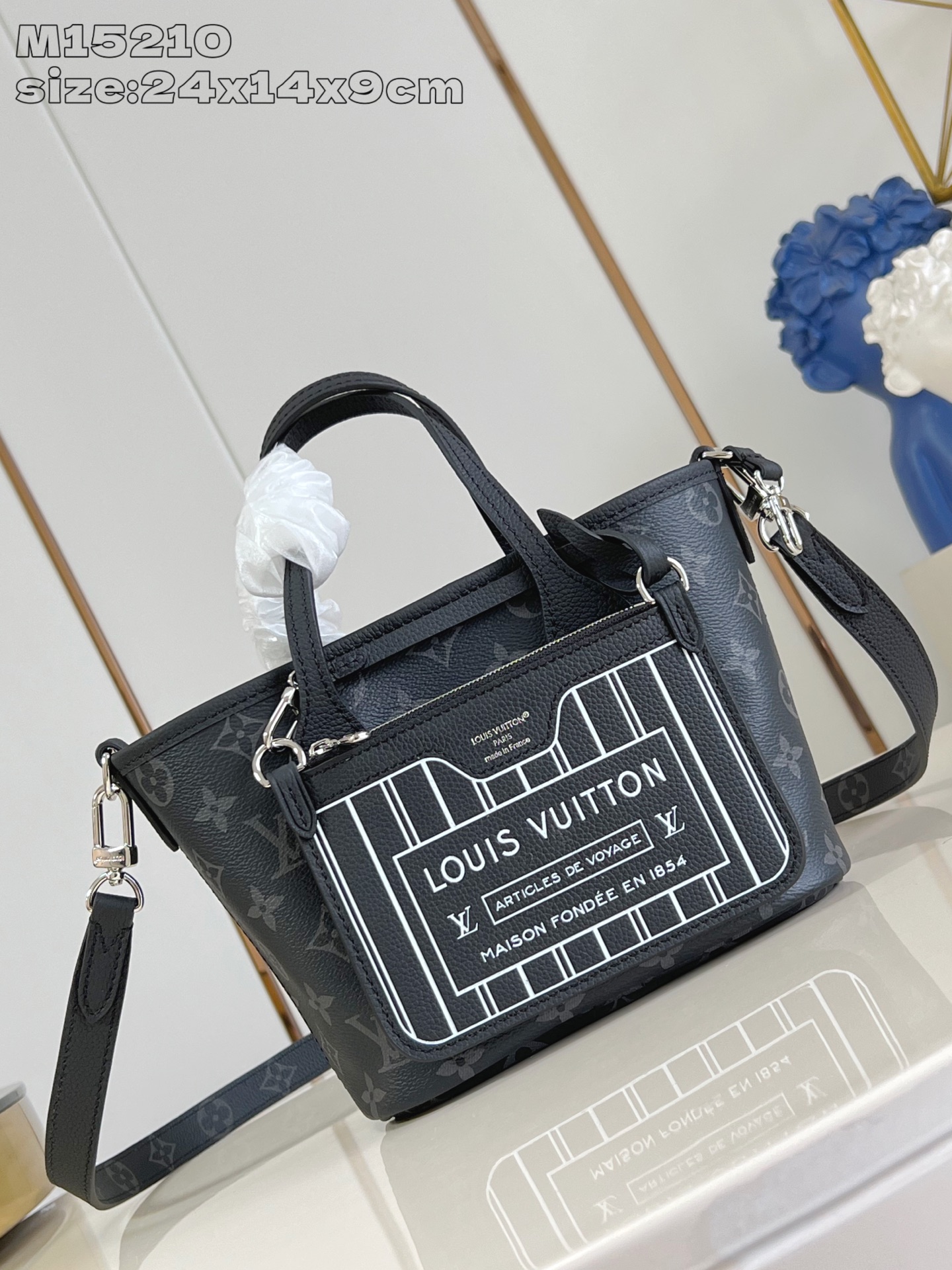 【顶级原单 M15210 】Neverfull Bandoulière Inside Out BB 手袋