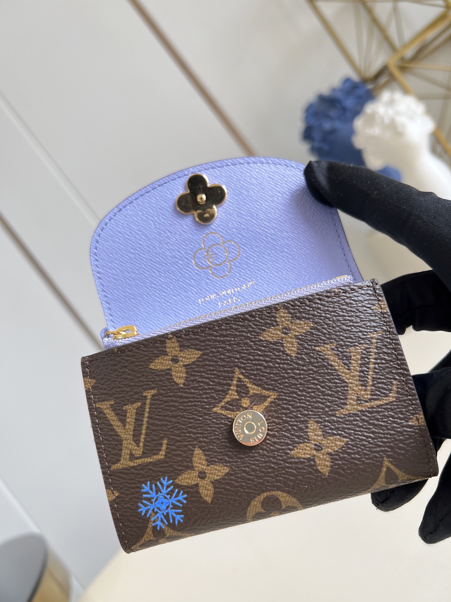 【顶级原单 M15323 】Vivenne Wintery Travel 系列为 Rosalie 零钱包