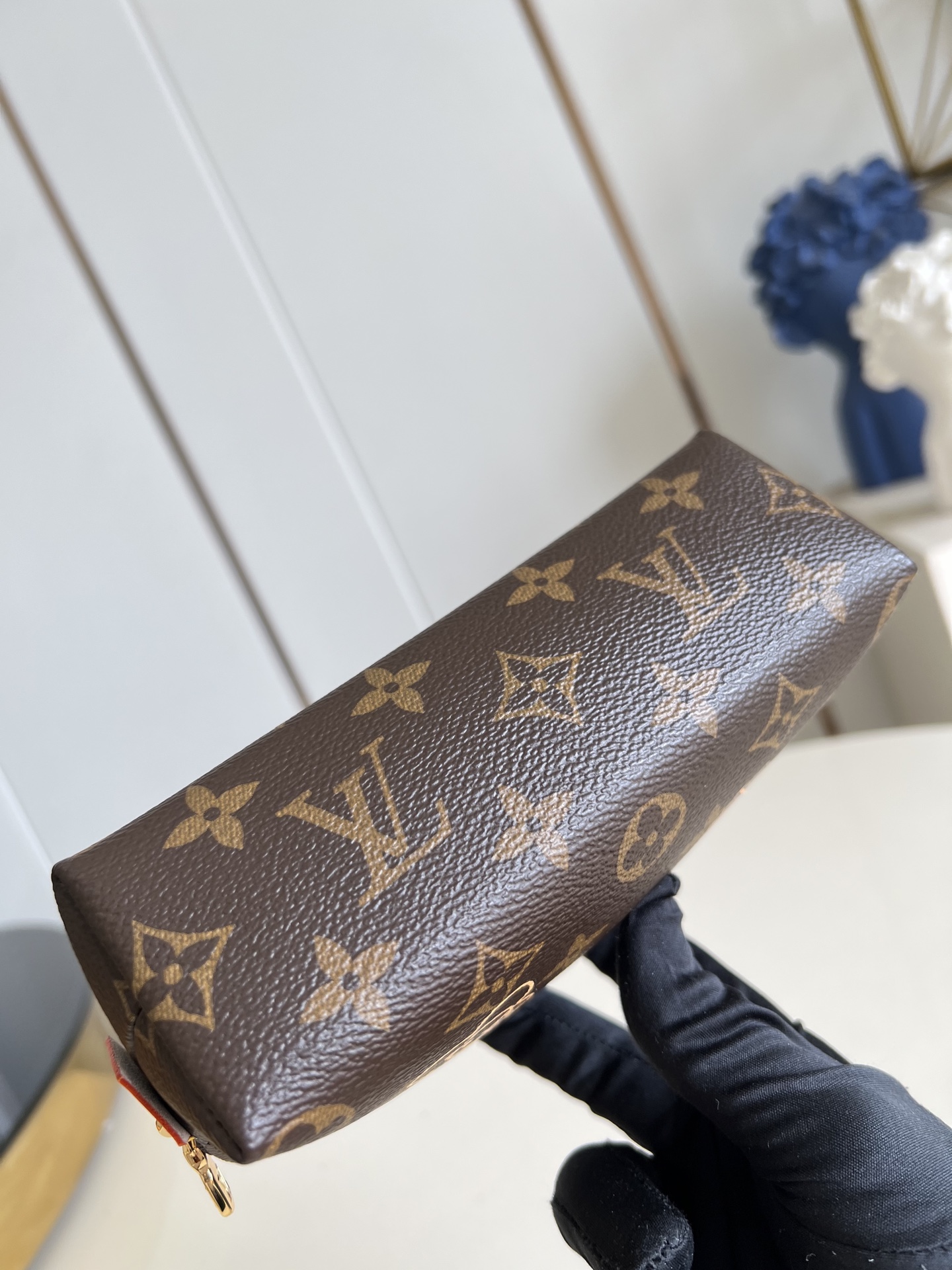 【顶级原单 M15359 】本款 Pochette Cosmétique 小号化妆包拼接 Monogra