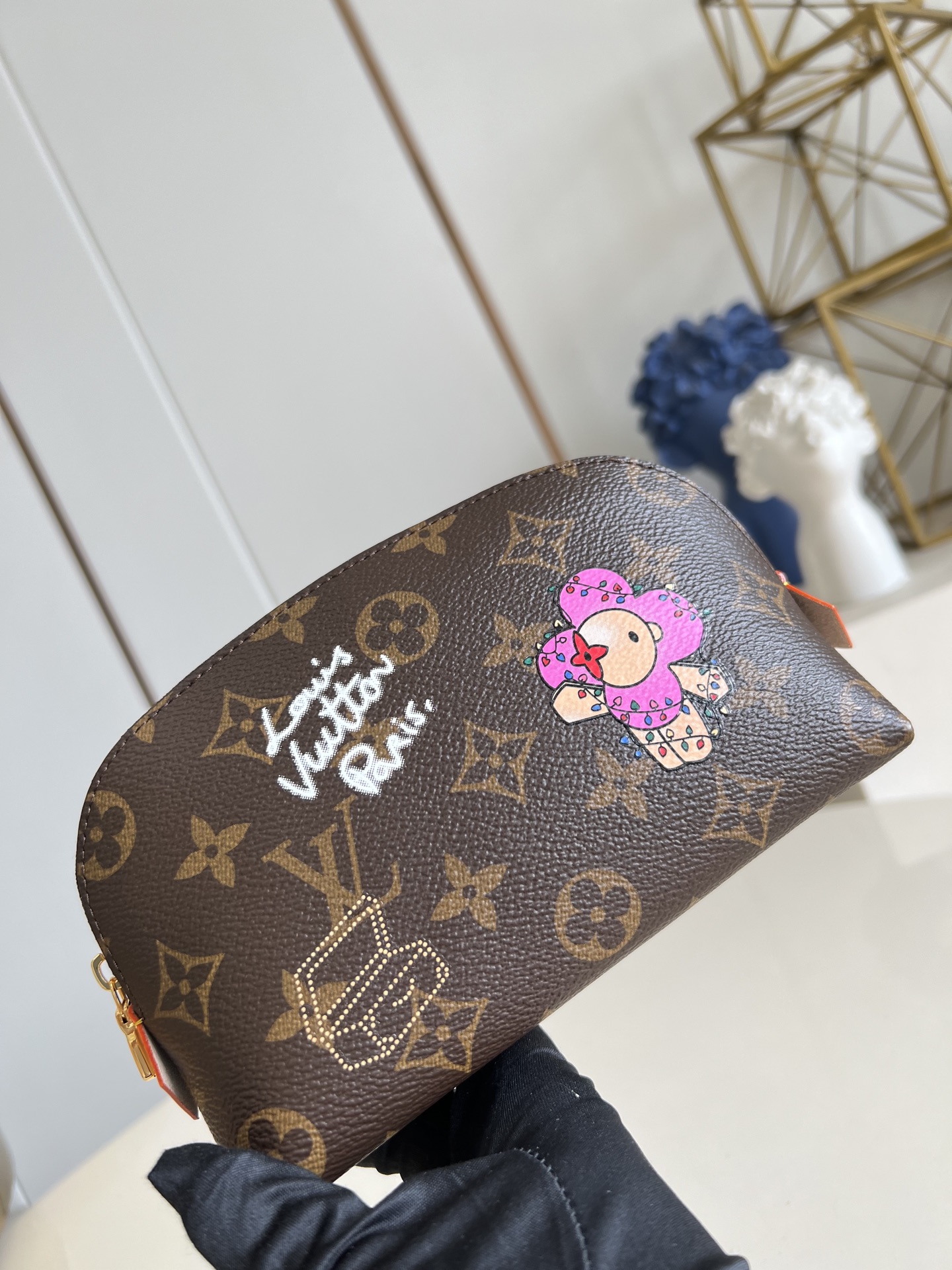 【顶级原单 M15359 】本款 Pochette Cosmétique 小号化妆包拼接 Monogra