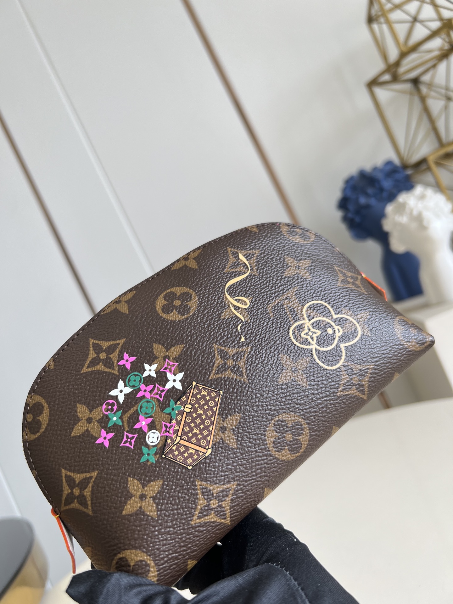 【顶级原单 M15359 】本款 Pochette Cosmétique 小号化妆包拼接 Monogra