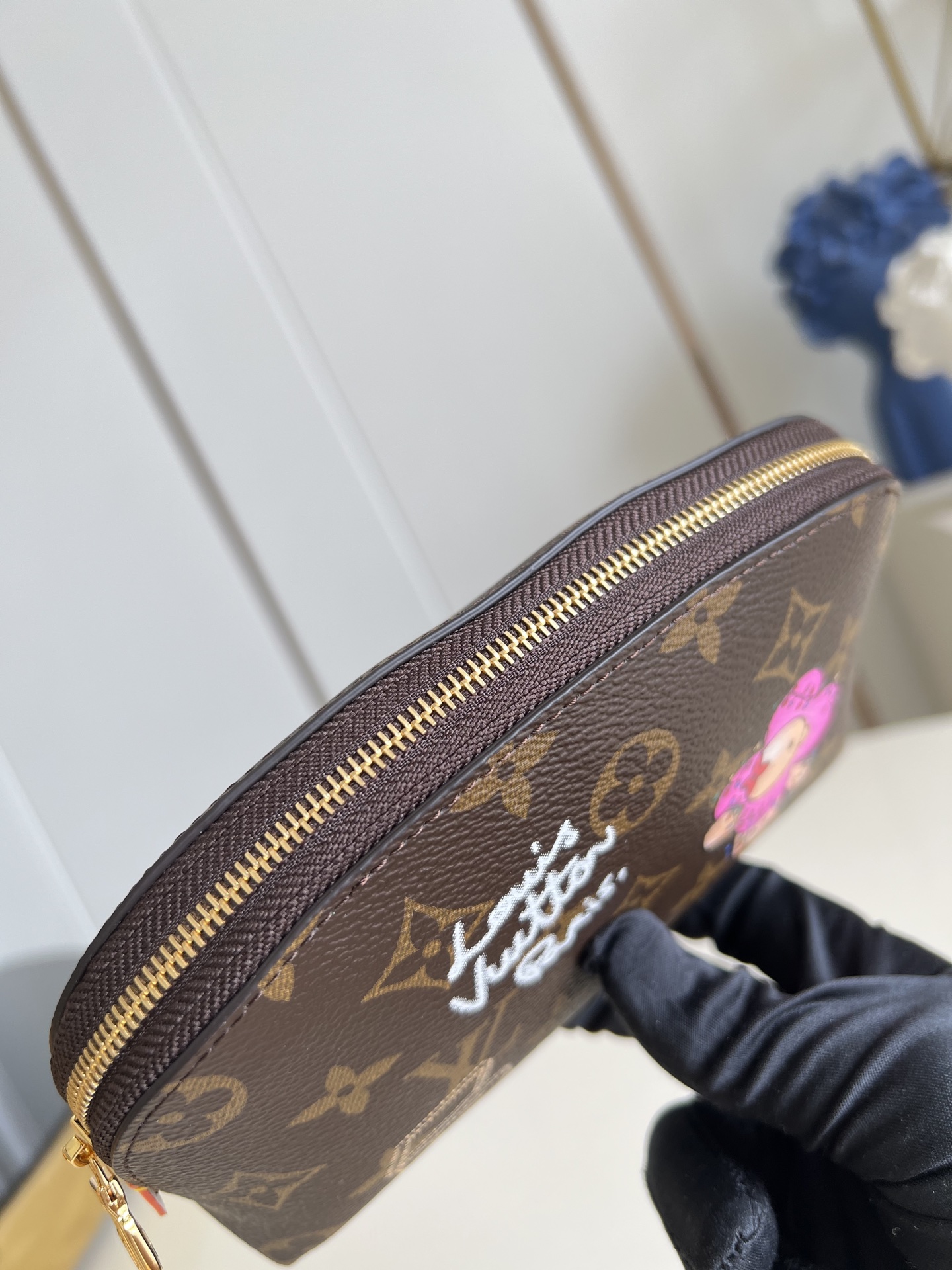 【顶级原单 M15359 】本款 Pochette Cosmétique 小号化妆包拼接 Monogra