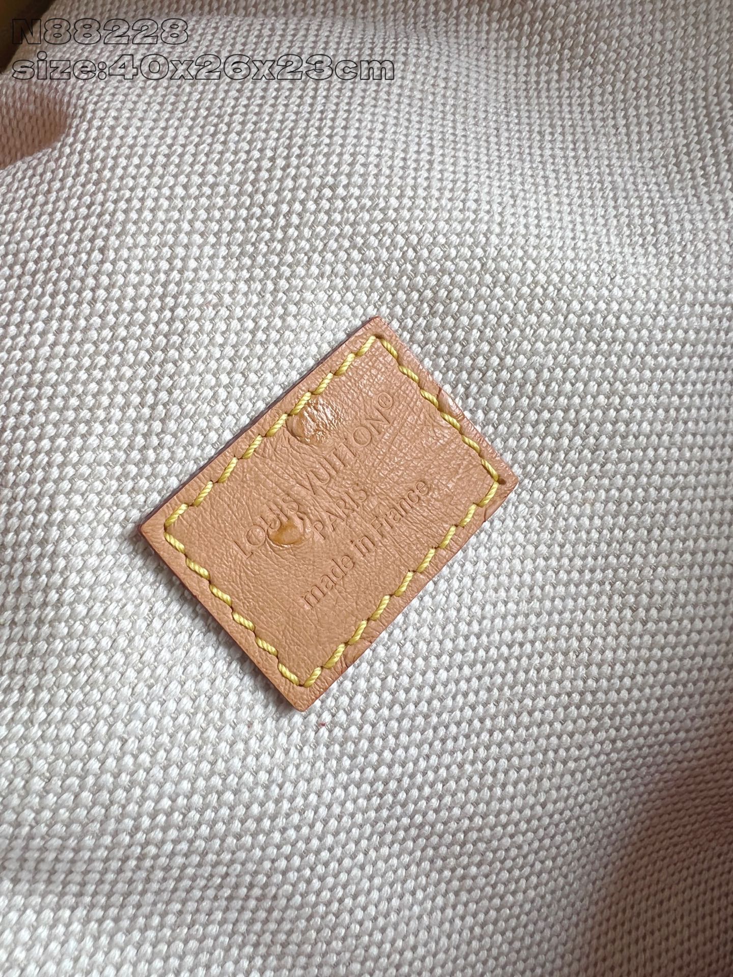 【顶级原单 N88228鸵鸟纹红色 】本款 Speedy Bandoulière 40 Monogram