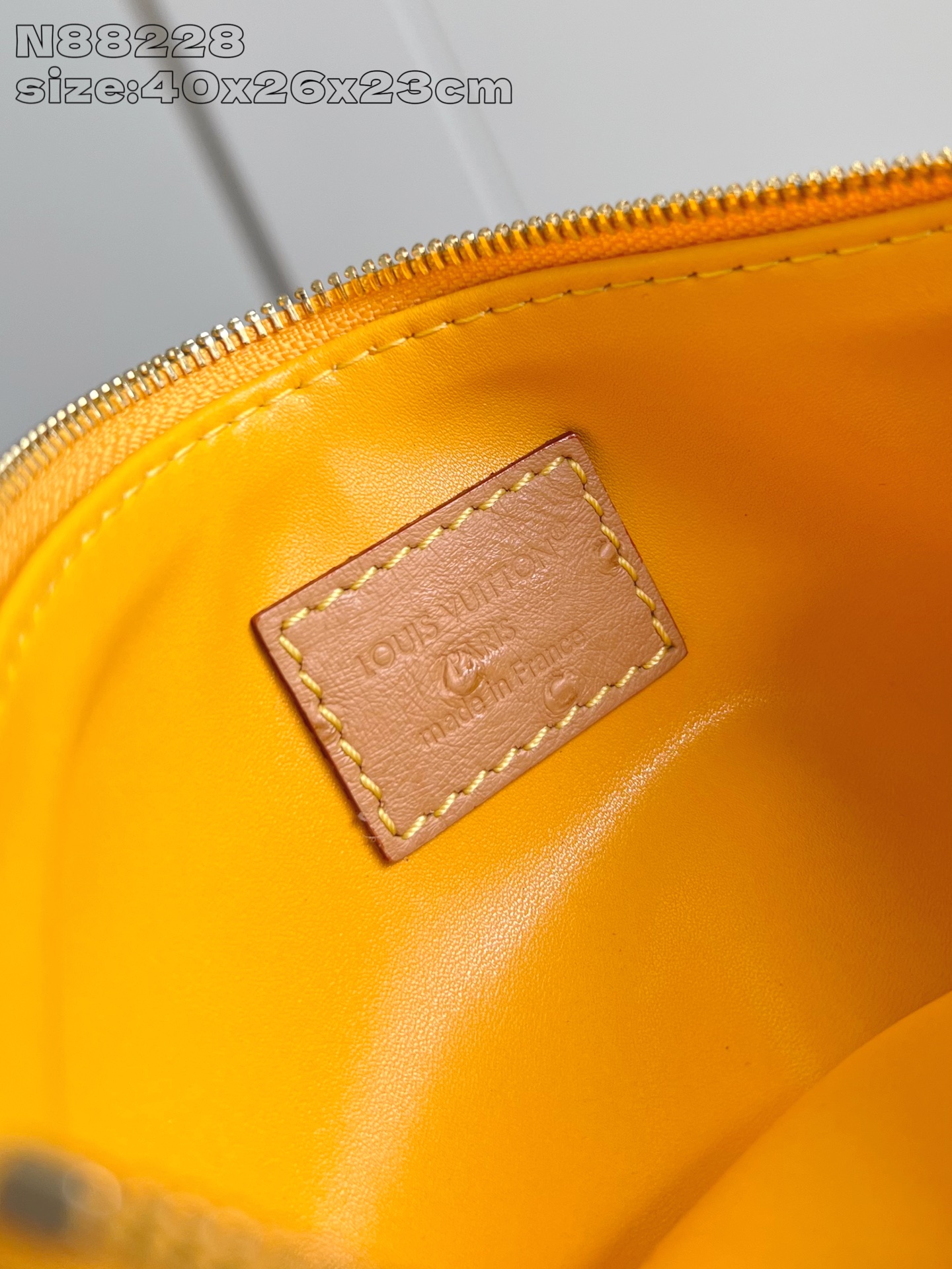 【顶级原单 N88228鸵鸟纹黄色 】本款 Speedy Bandoulière 40 Monogram