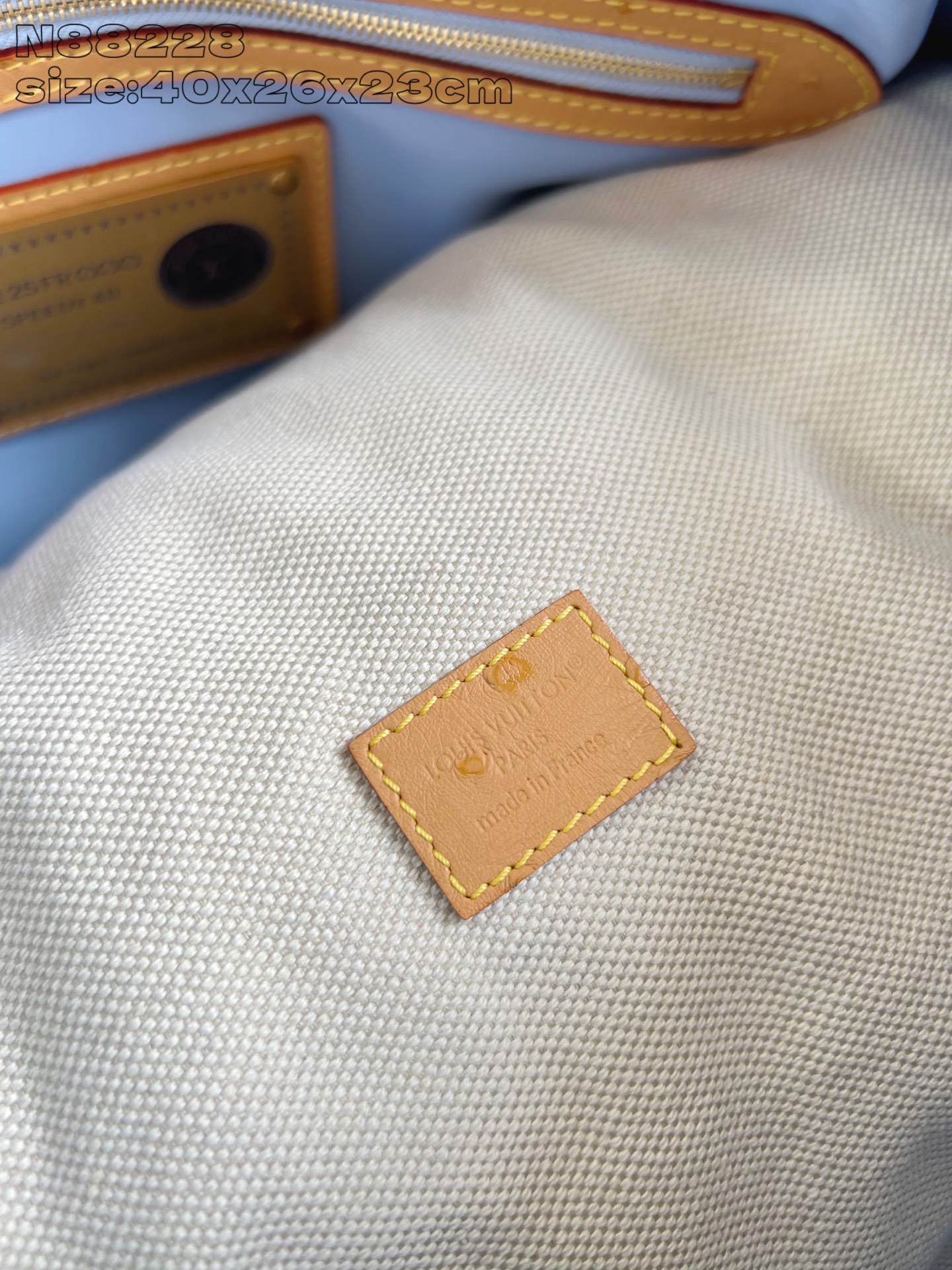 【顶级原单 N88228鸵鸟纹浅蓝色 】本款 Speedy Bandoulière 40 Monogra