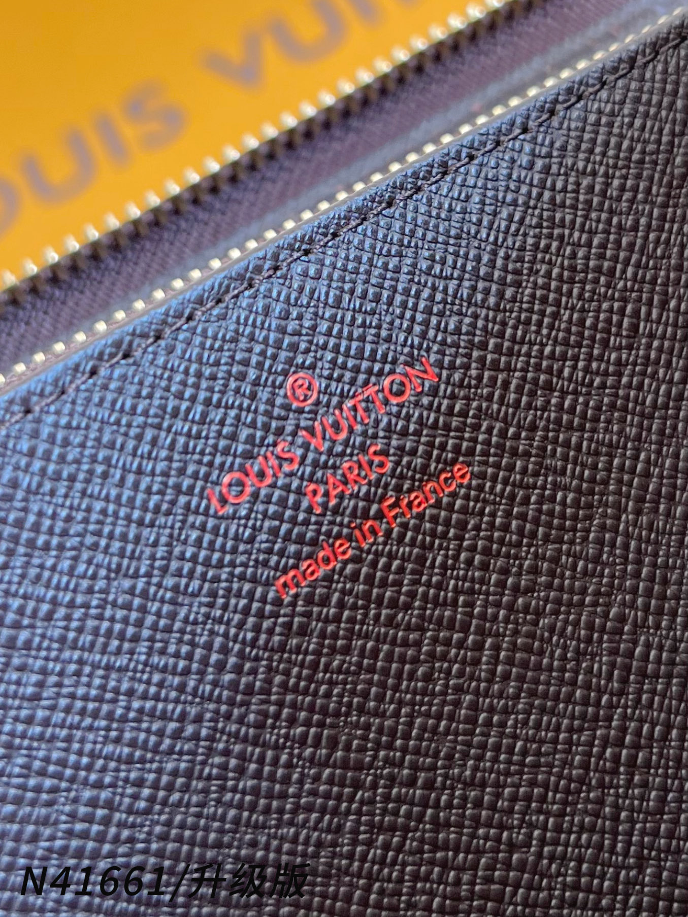 【 N41661咖格/钢五金版】🎁配全套精品包装 作为路易威登代表性作品之一，此款 Zippy 拉链钱夹