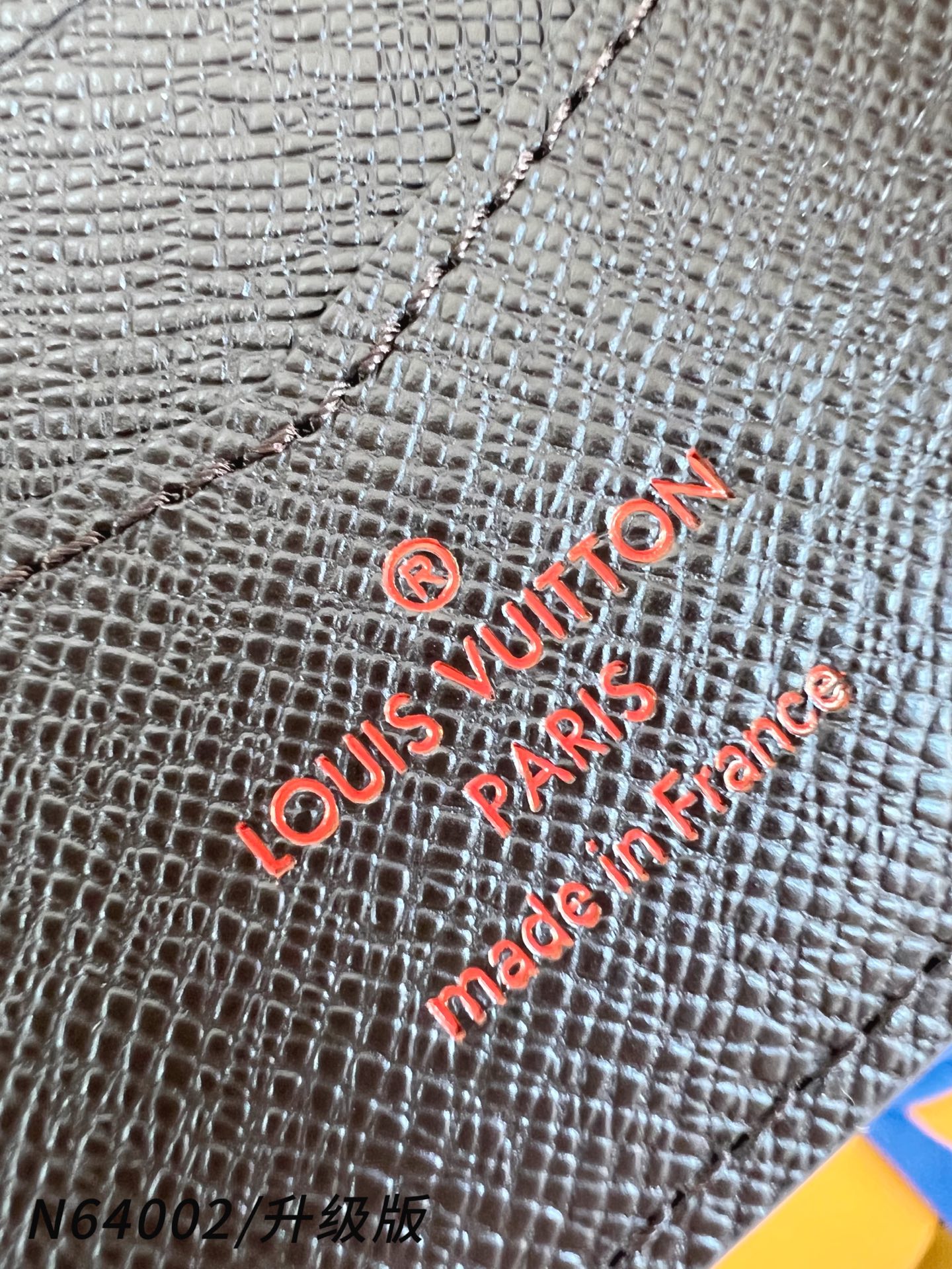 【 N64002啡格/升级版 】🎁配全套精品包装 slender 钱包采用 Monogram 帆布制造，