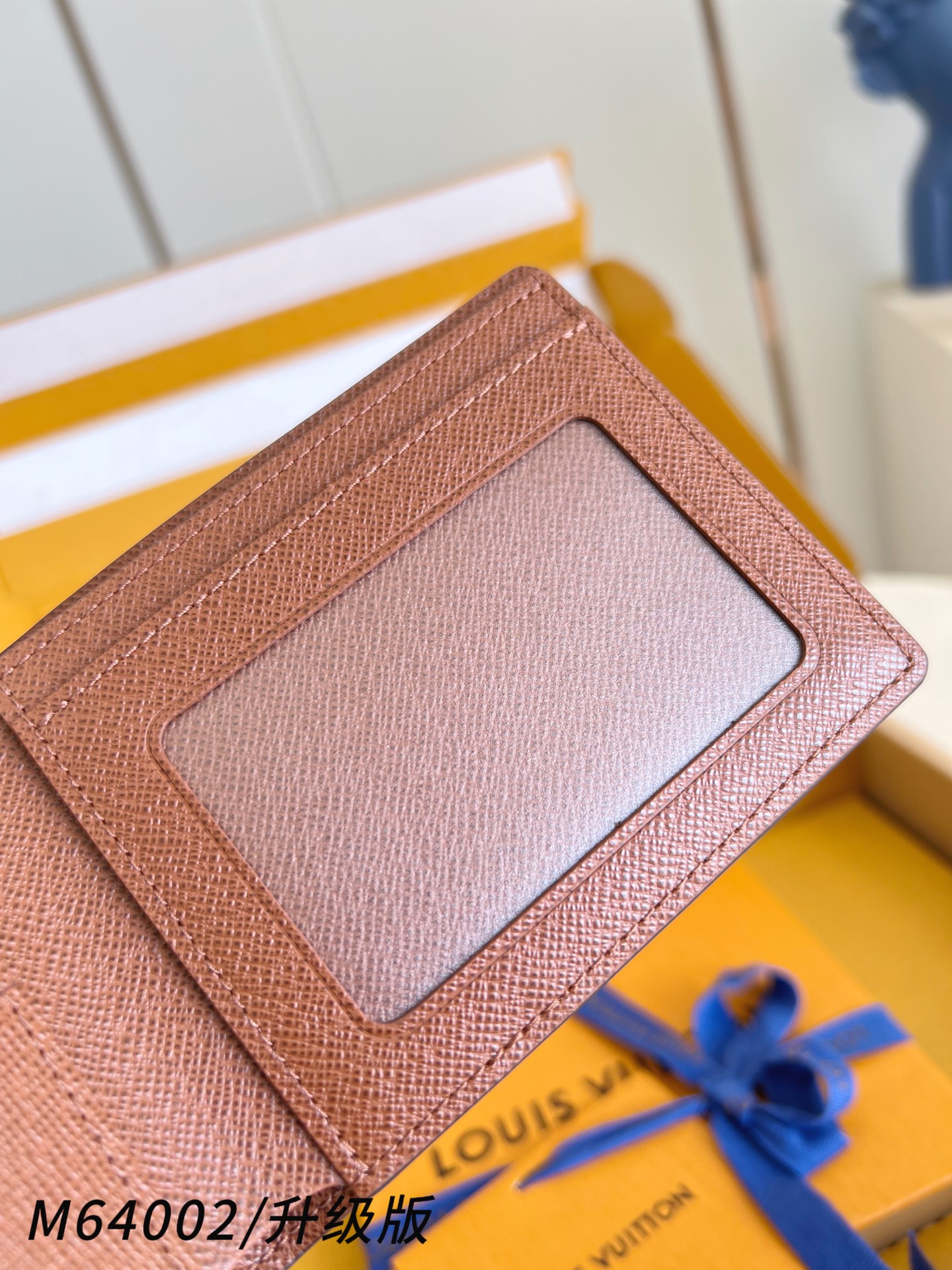 【 N64002老花/升级版 】🎁配全套精品包装 slender 钱包采用 Monogram 帆布制造，