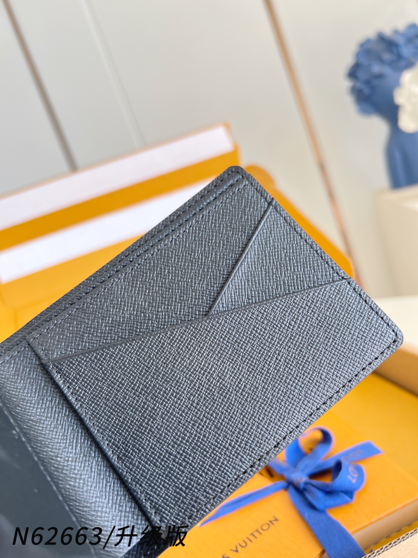 【 M62663黑格/升级版 】🎁配全套精品包装 Multiple 钱包采用 Monogram 帆布制造