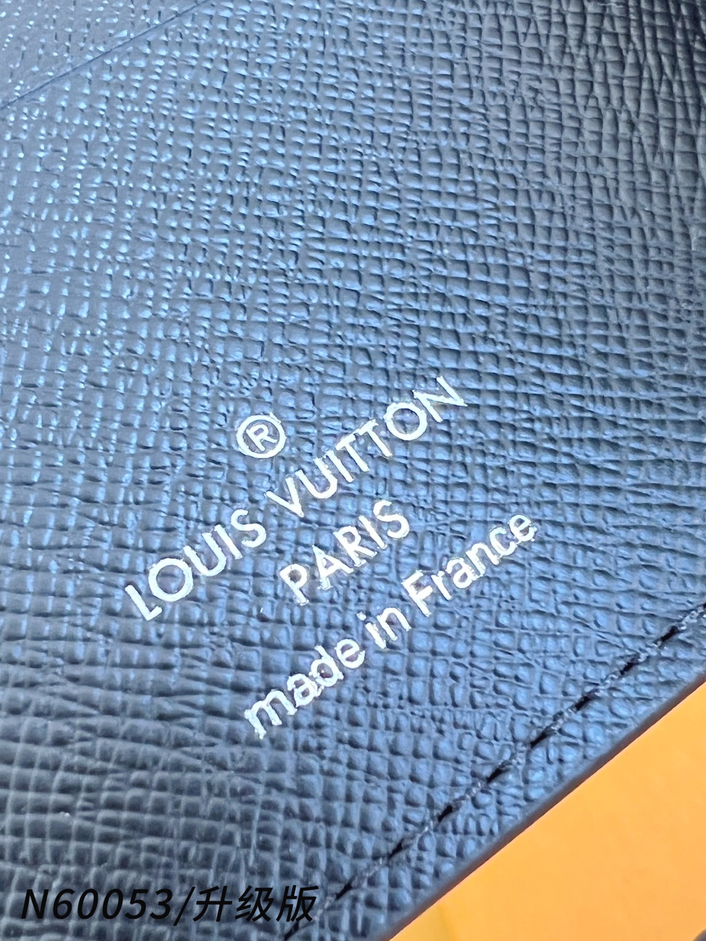 【 N60053黑格/升级版 】🎁配全套精品包装 Amerigo 钱包采用 Monogram 帆布制造，