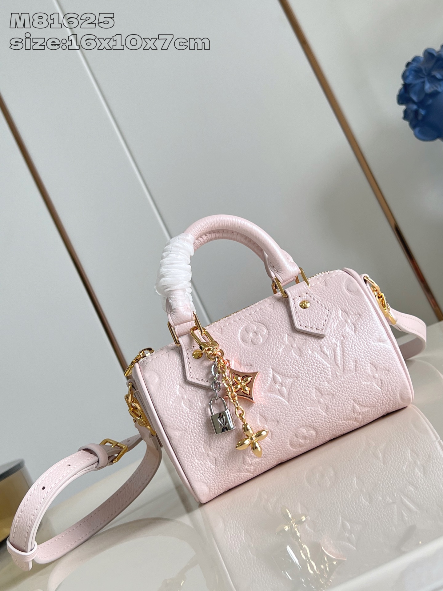 루이비통 M81625 핑크 스피디 핸드백 나노 모노그램 앙프렝뜨 Louis Vuitton Bag