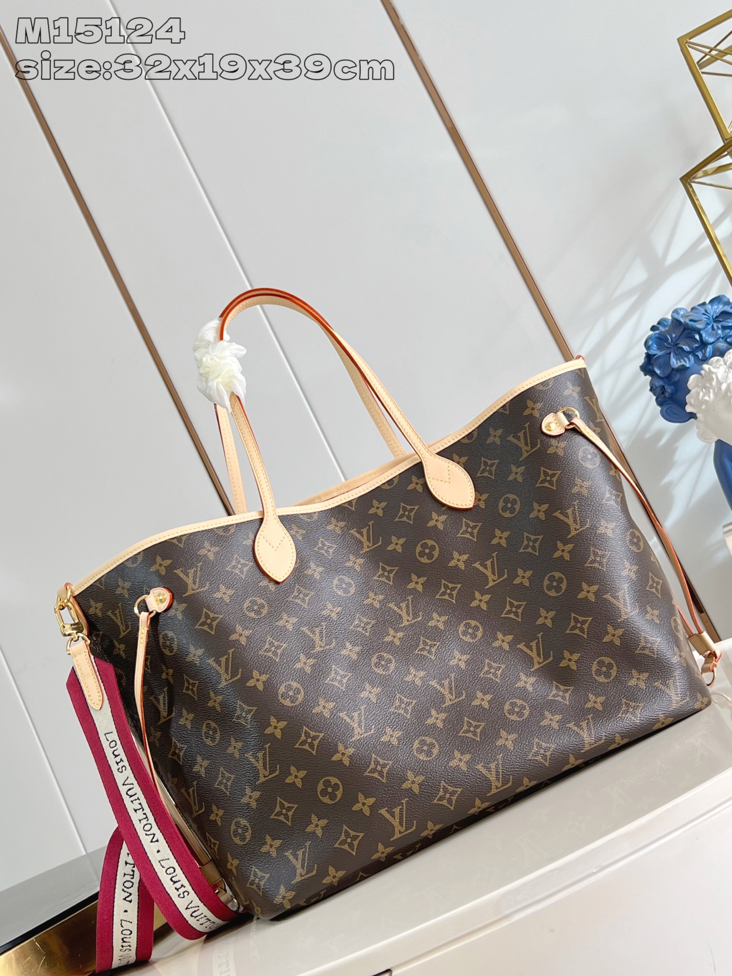 루이비통 M15124 그레이 네버풀 핸드백 라지 Louis Vuitton Bag