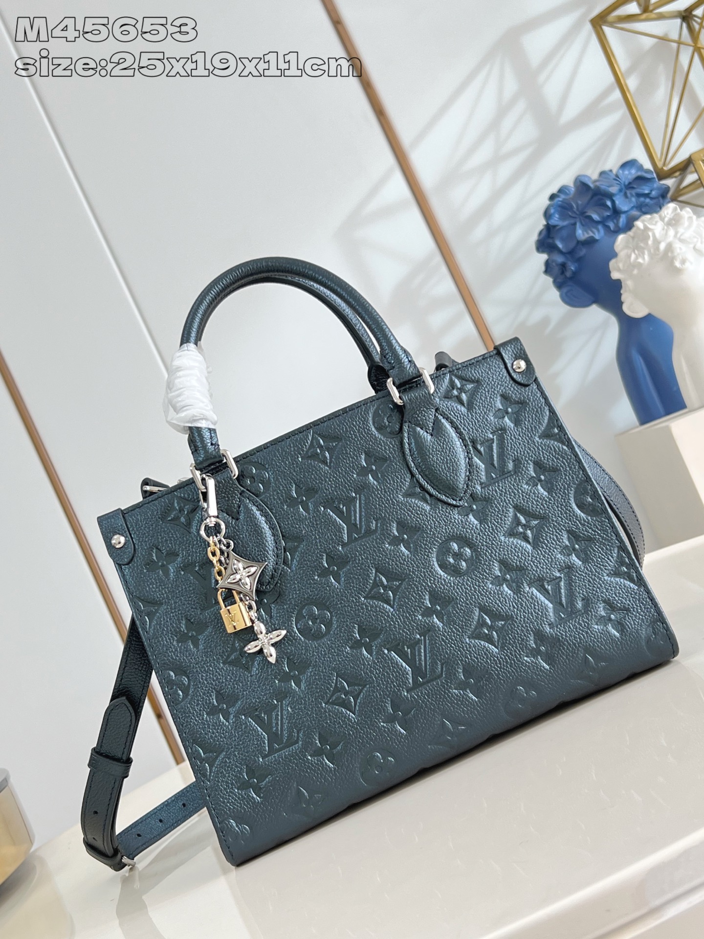 루이비통 M45653 블루 온더고 핸드백 스몰 모노그램 앙프렝뜨 Louis Vuitton Bag