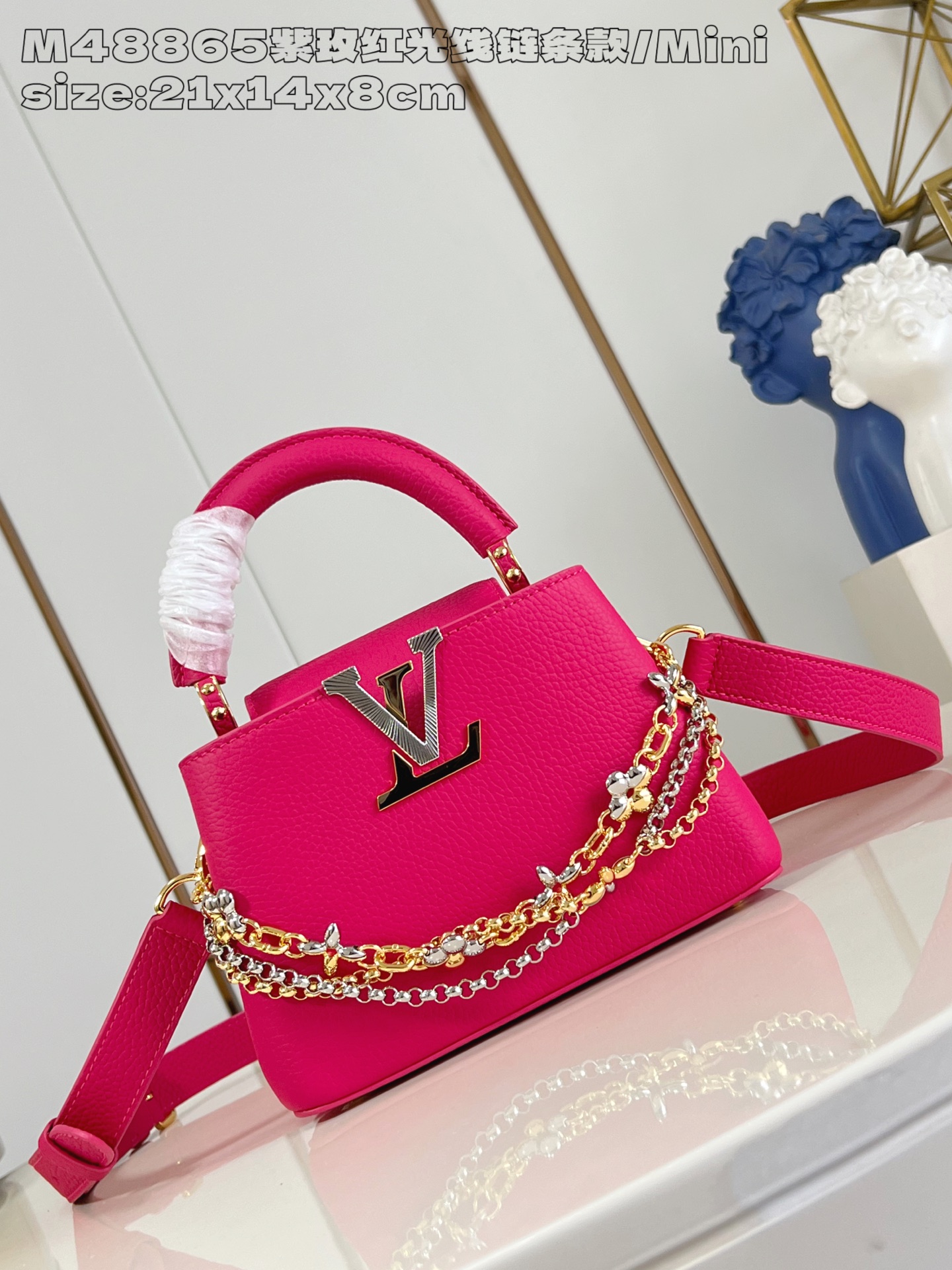루이비통 M48865 레드 카푸신 미니 Louis Vuitton Bag