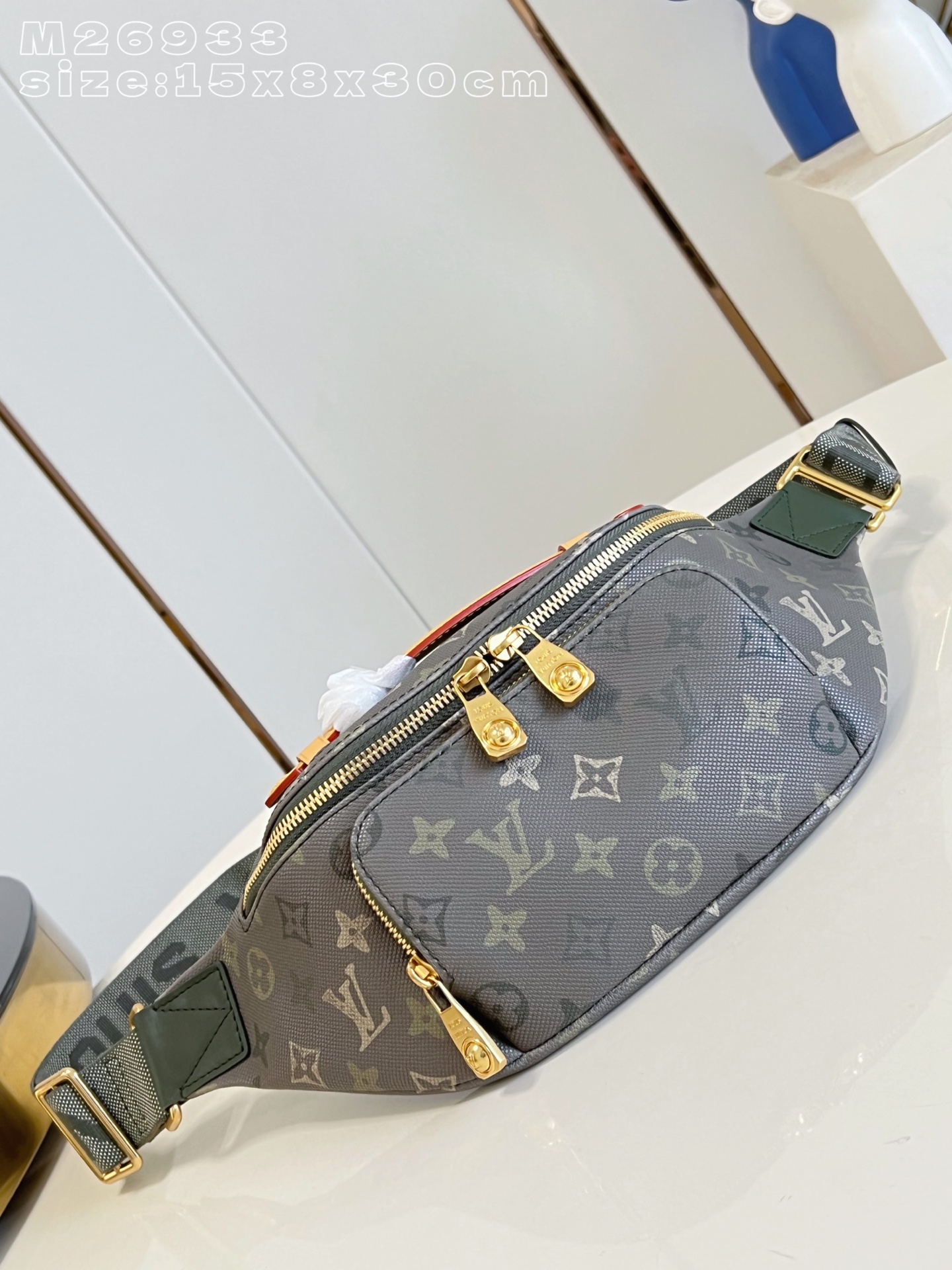 루이비통 M26933 그린 숄더백 모노그램