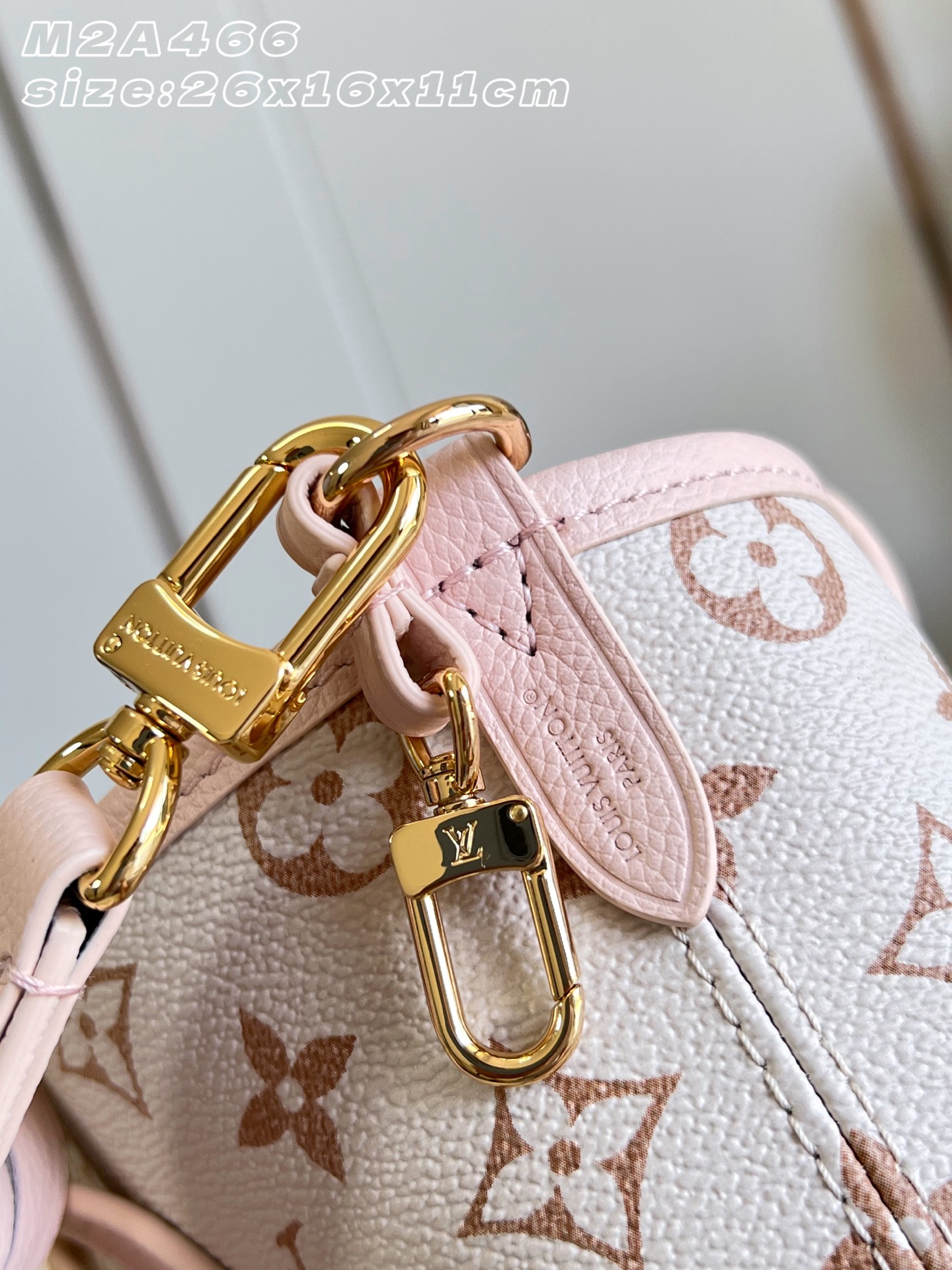 【顶级原单 M2A466 】本款 Neverfull Inside Out BB 手袋焕新呈现 Monogram Dun