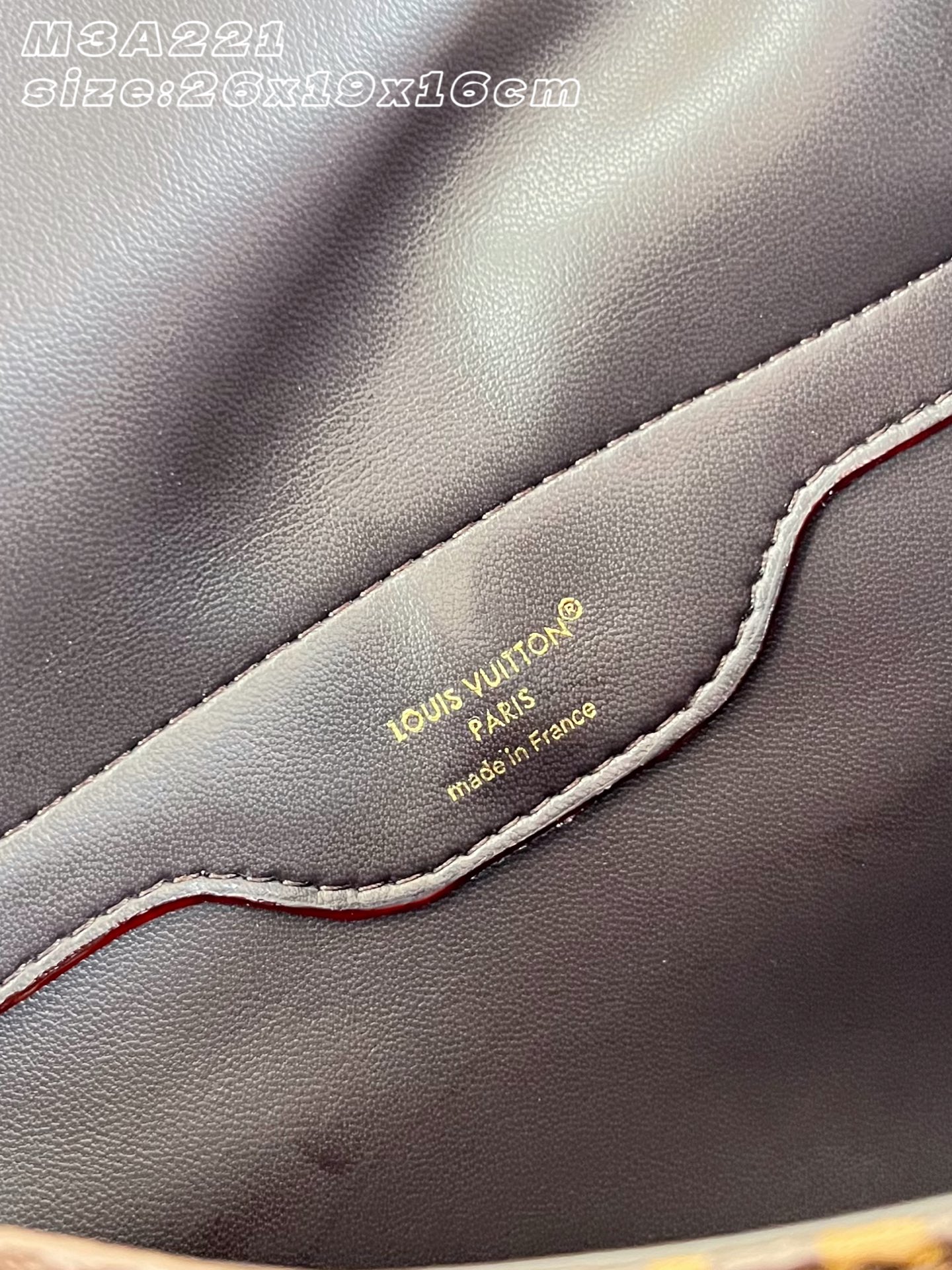 【顶级原单 M3A221 】本款 Speedpocket 小号手袋以亮泽牛皮革和 Monogram 涂层帆布塑造内外翻转