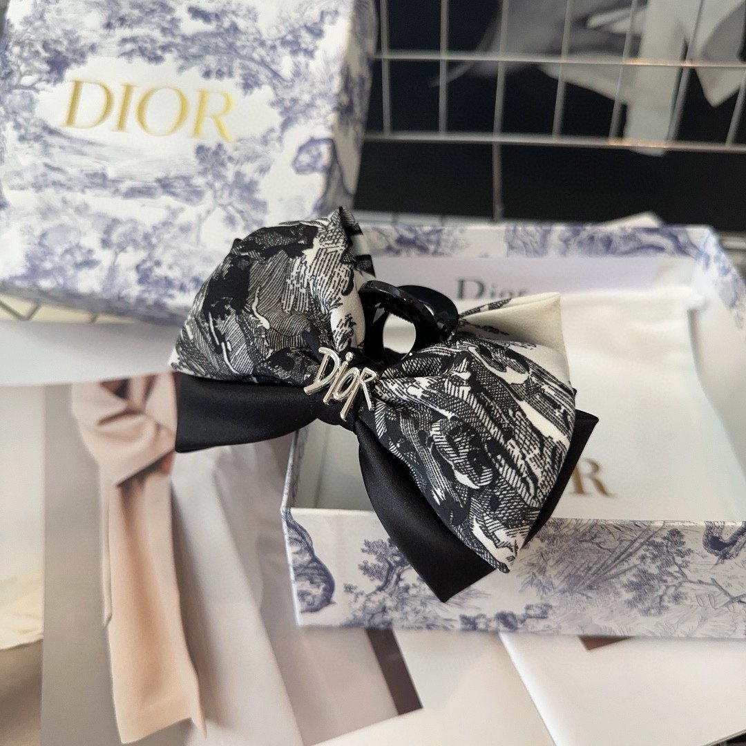配包装盒Dior迪奥D家新款抓夹时尚百搭！简单实用小姐姐必备单品