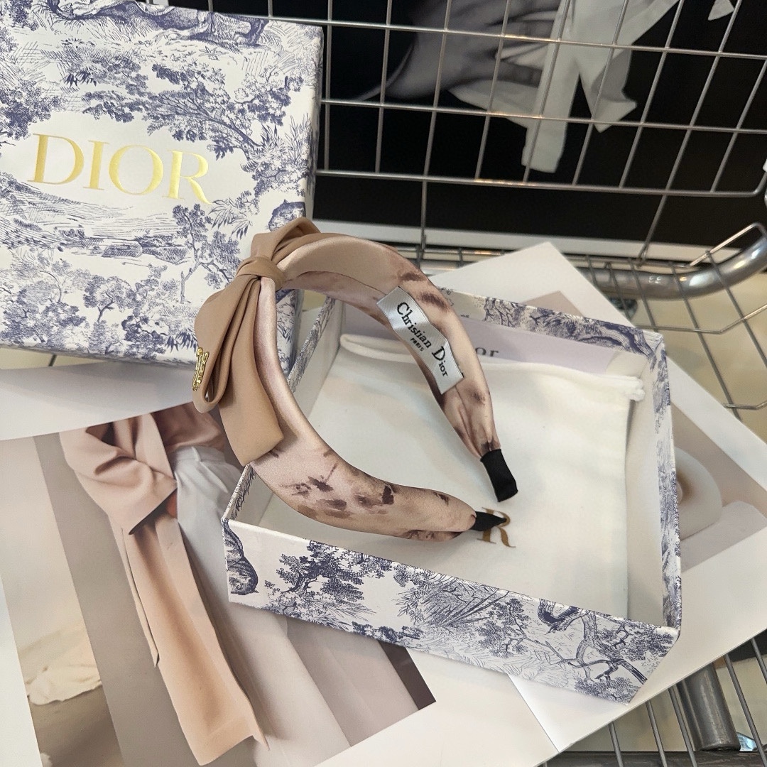 配包装盒Dior迪奥新款发箍夏日小清新系列小姐姐变美神器！时尚潮流非常好看绝对值得入手