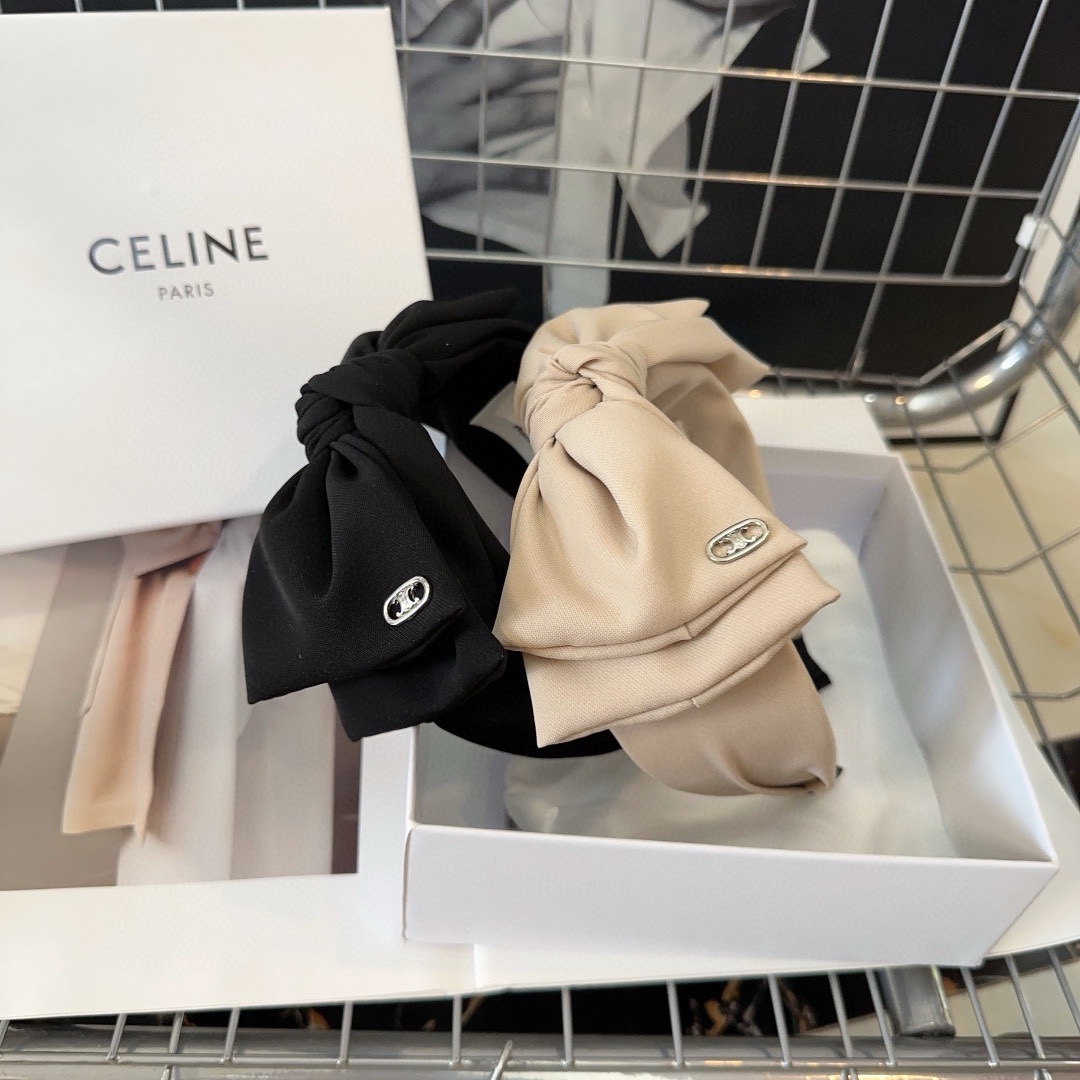 CELINE赛琳凯旋门新款发箍精致舒适非常时尚百搭！女神必备单品